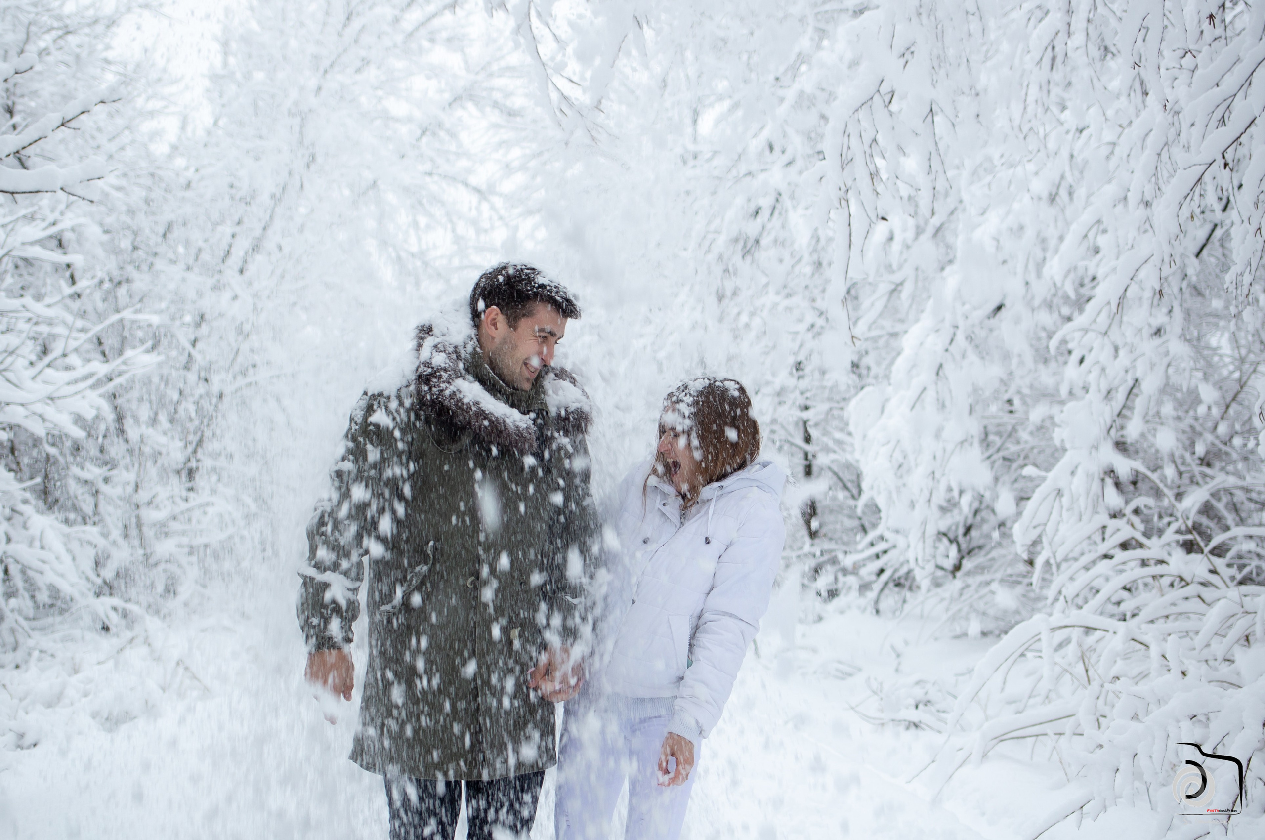 Зима.Снежки. Фотограф Сергей Горбачёв