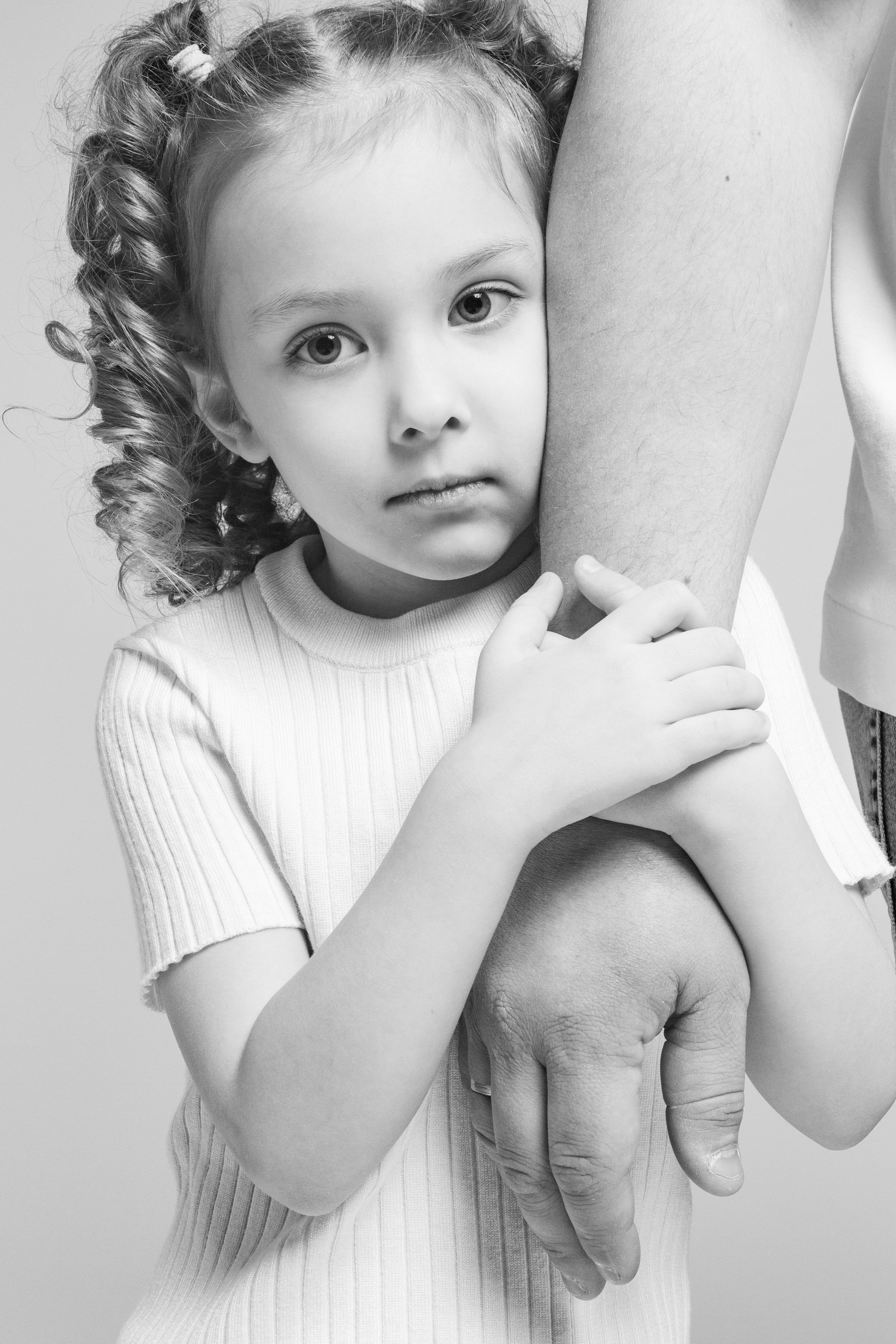 портрет девочки с отцом