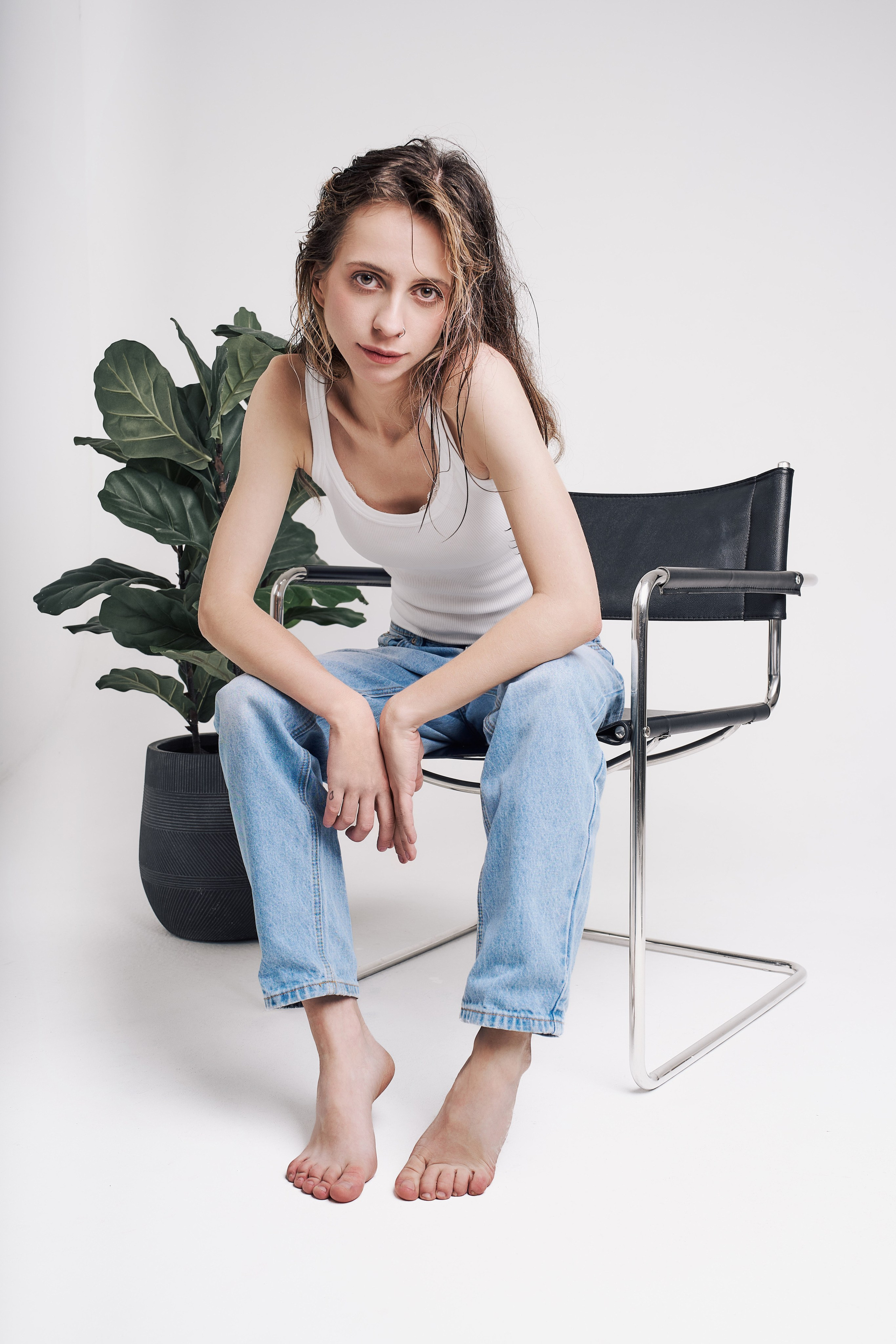 Таня: съёмка в стиле Calvin Klein. Фотограф в Москве Анастасия Баева