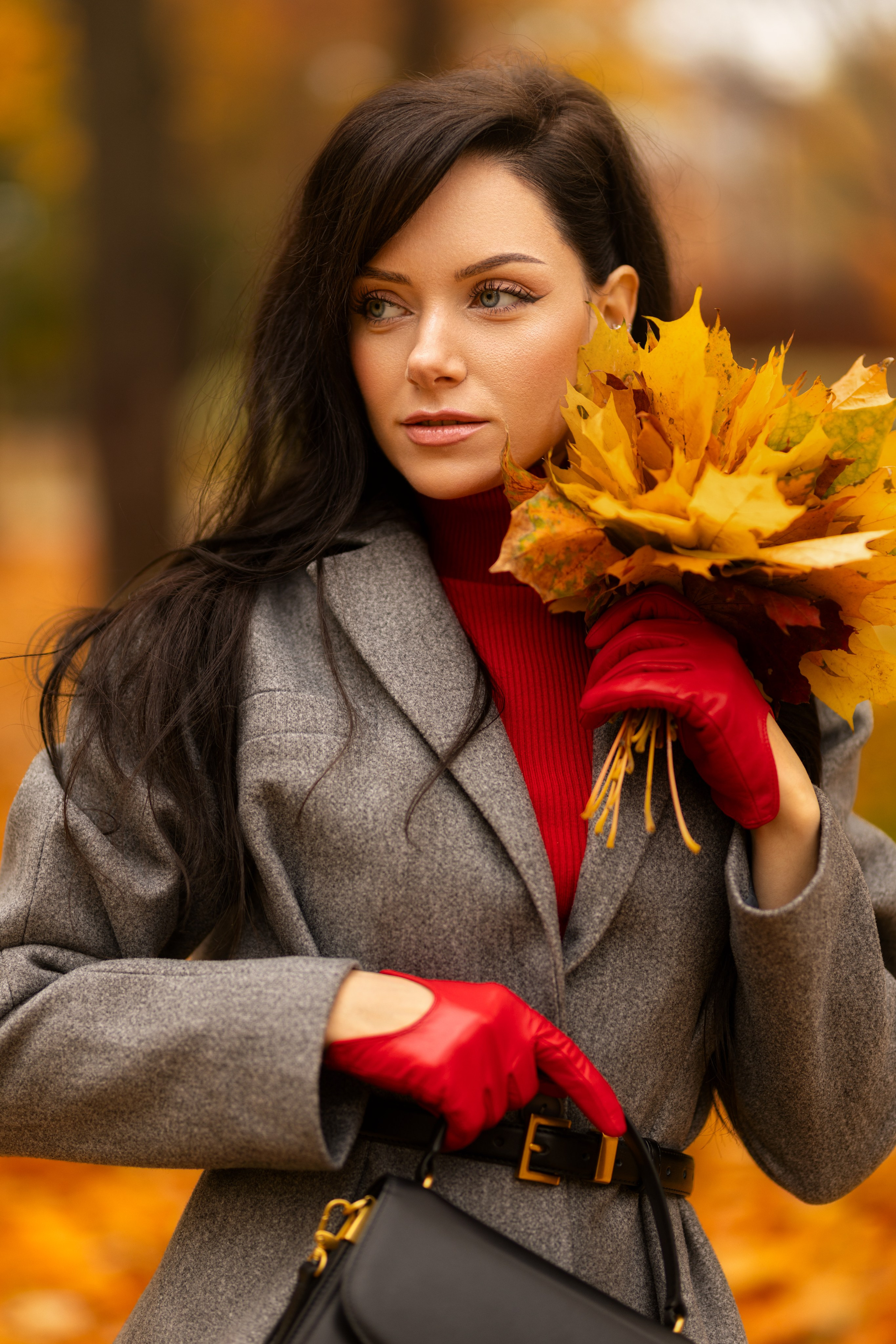 Фотосет с Екатериной в парке на осеннюю тему для «себя»