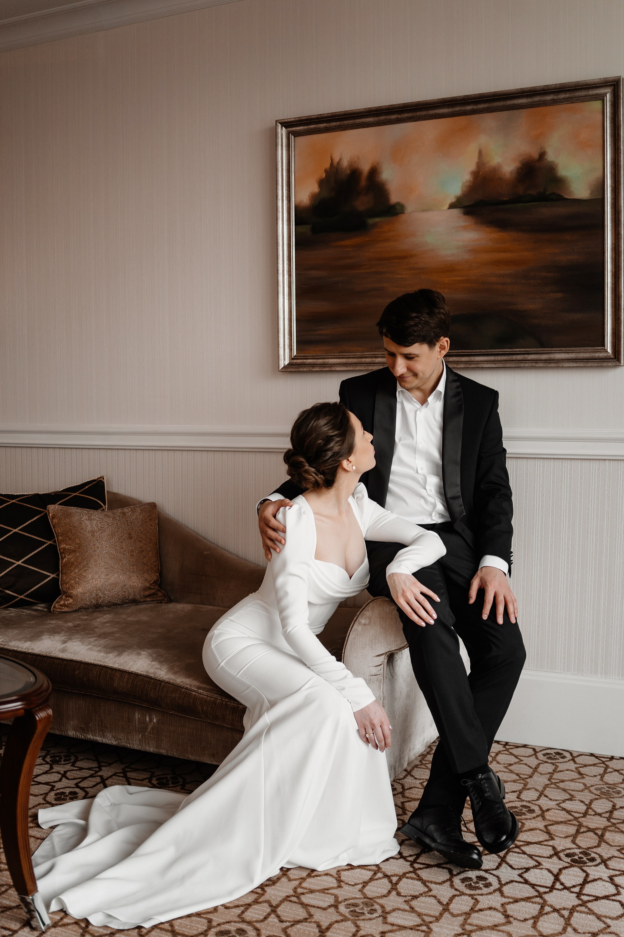 Фотосессия свадьбы в Lotte Plaza. Свадебный и семейный фотограф в Москве Светлана Зоткина