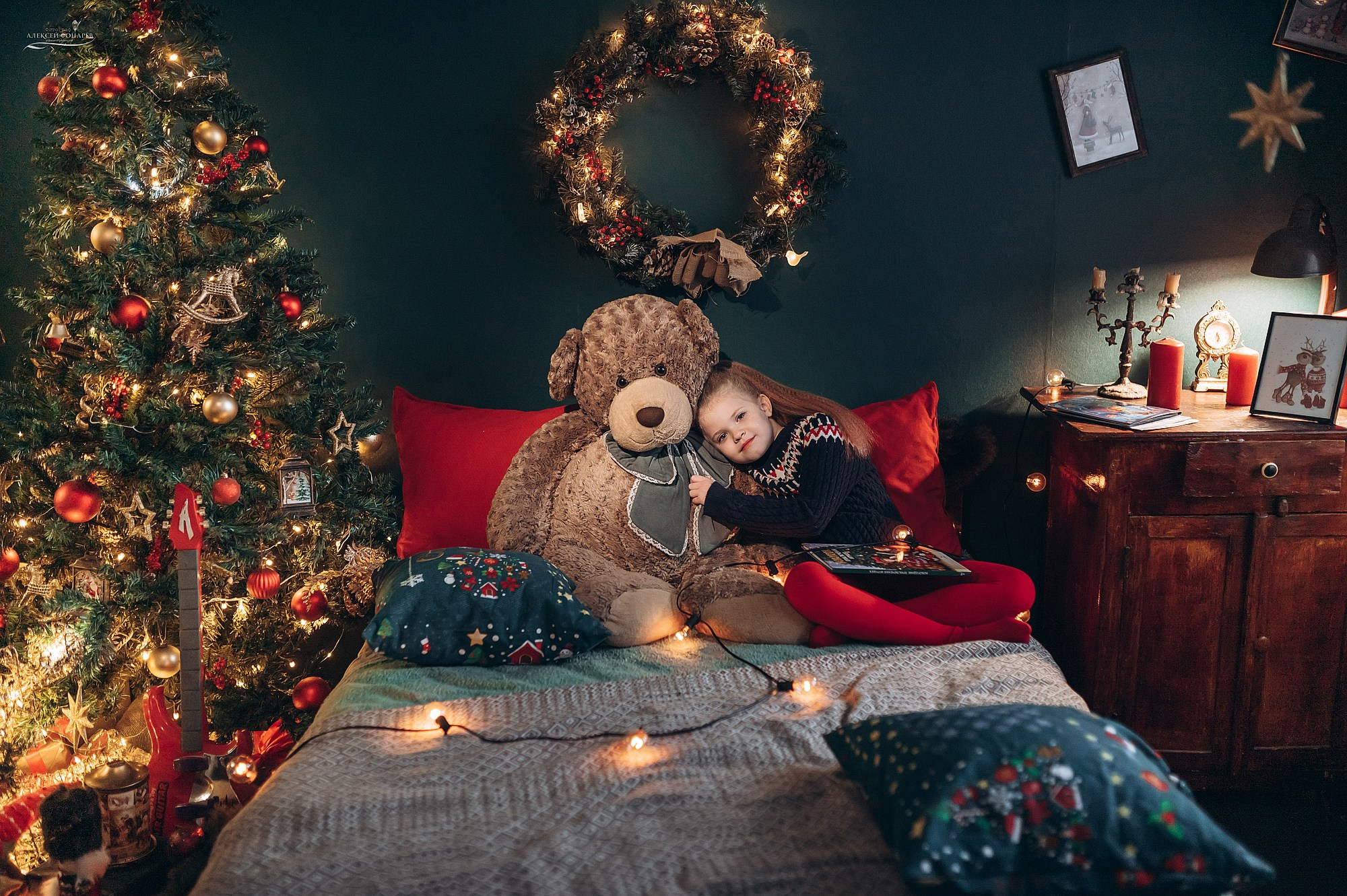 Новогодняя фотостудия в Дубне Кимрах Талдоме. Свадебный фотограф в Дубне Алексей Фонарёв