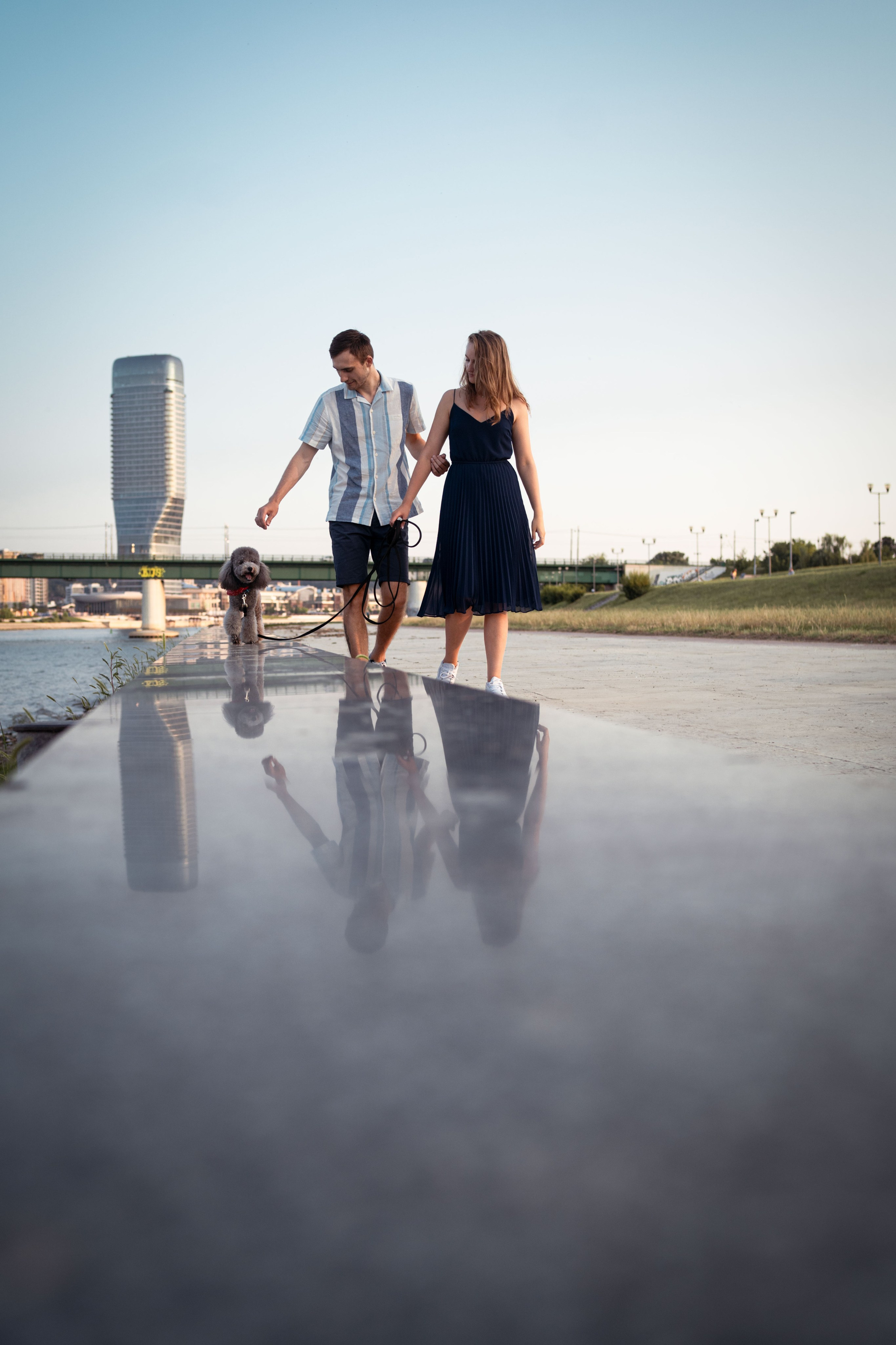 В Белграде на набережной. Фотограф анималист