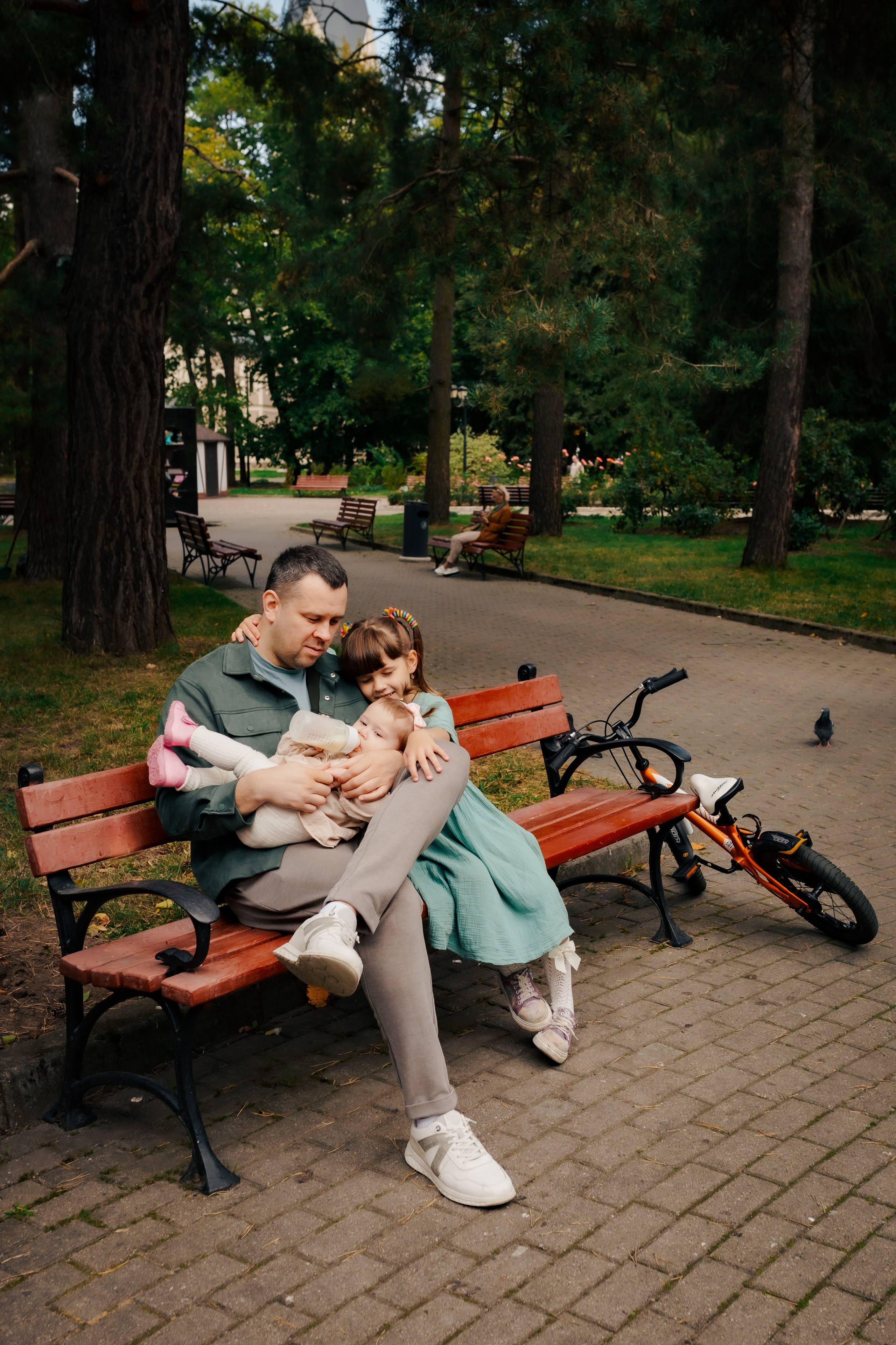 Семейная фотосессия в парке. Фотограф Куянова Алина, семейные и свадебные фотосессии в Калининграде