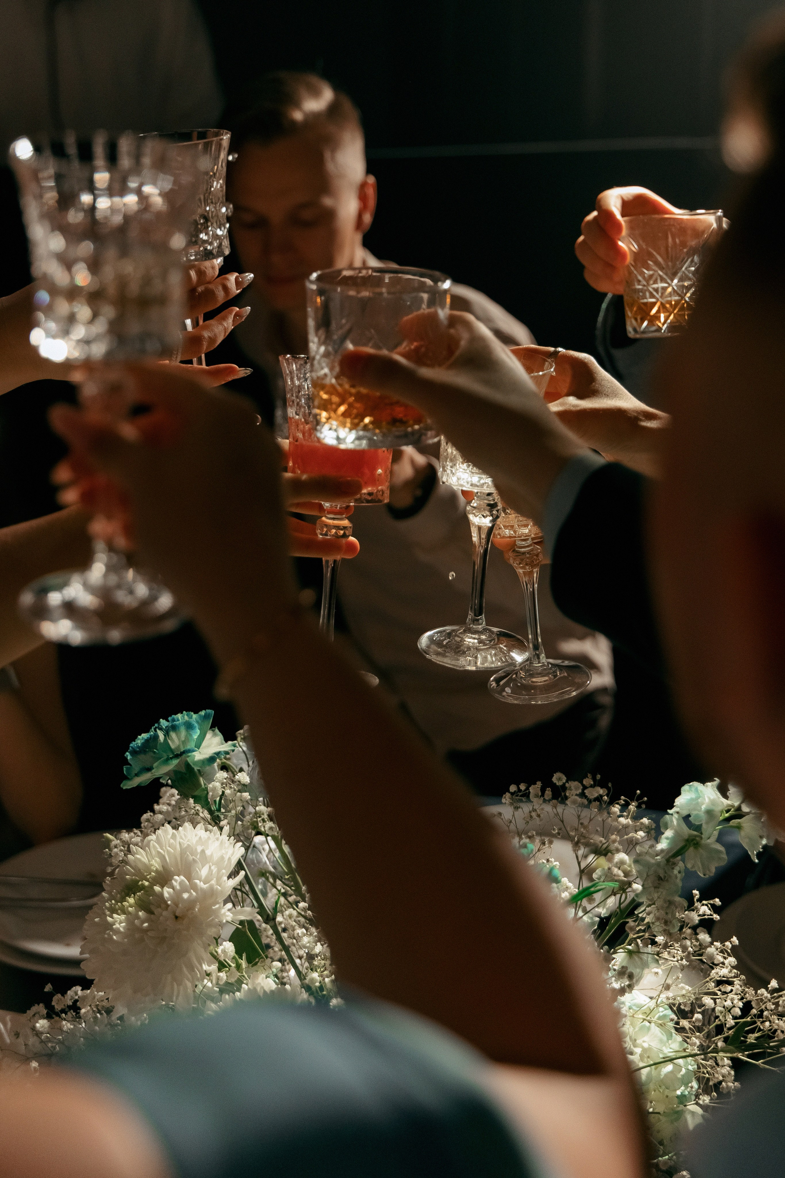 Свадебный ужин в ресторане АРХИТЕКТОР. Свадебный фотограф Москва