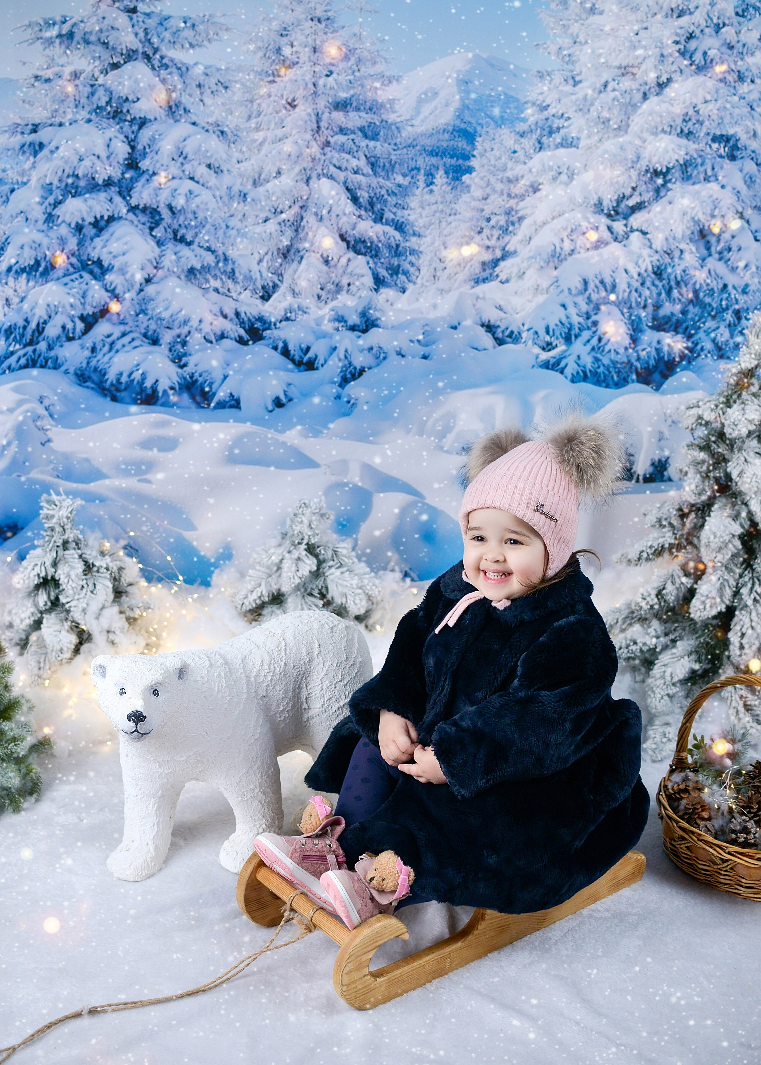 Новогодняя семейная фотосессия в Краснодаре 2023-2024. Фотограф новорожденных Краснодар Малышенко Надежда
