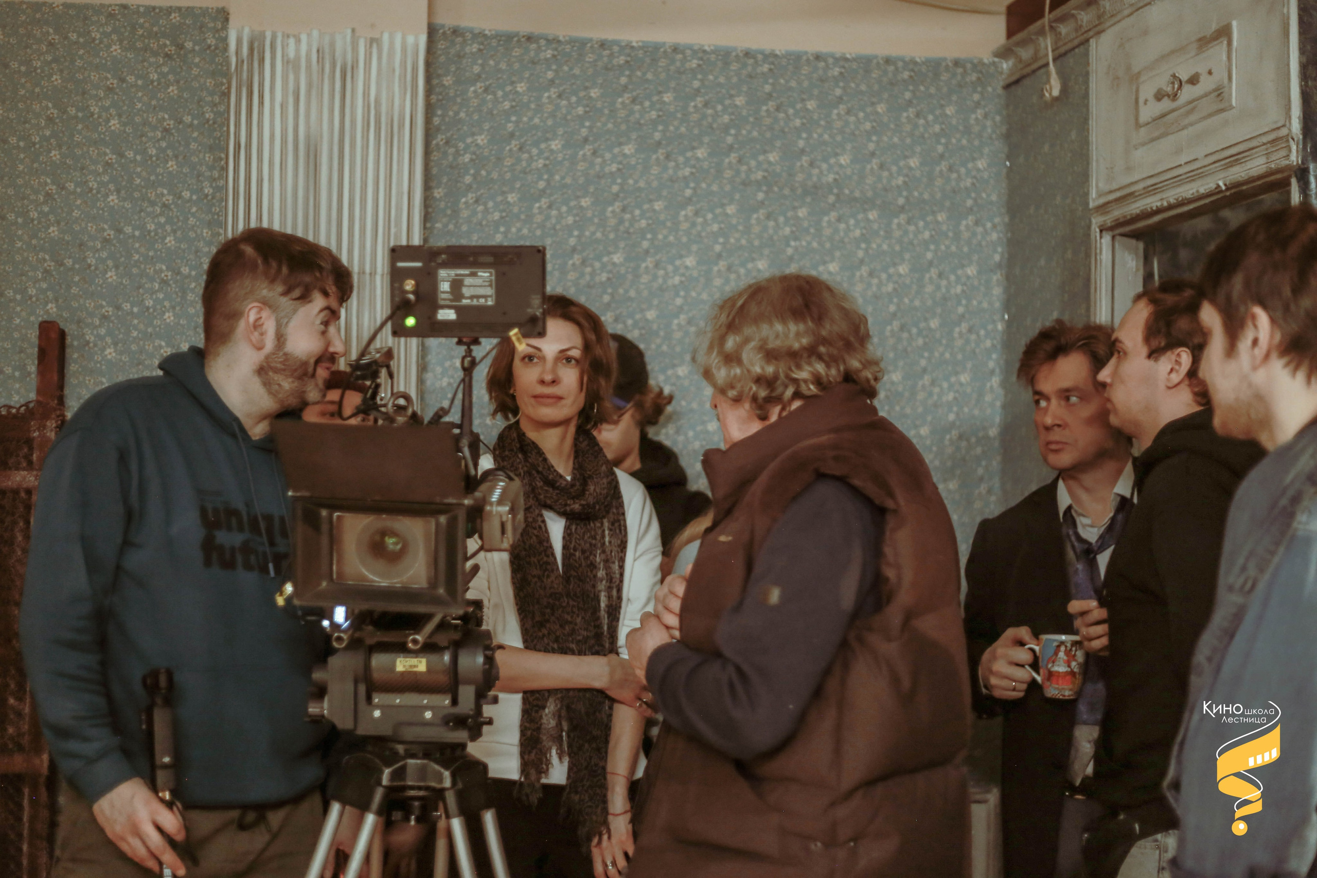 Обучение кинооператоров Лестница