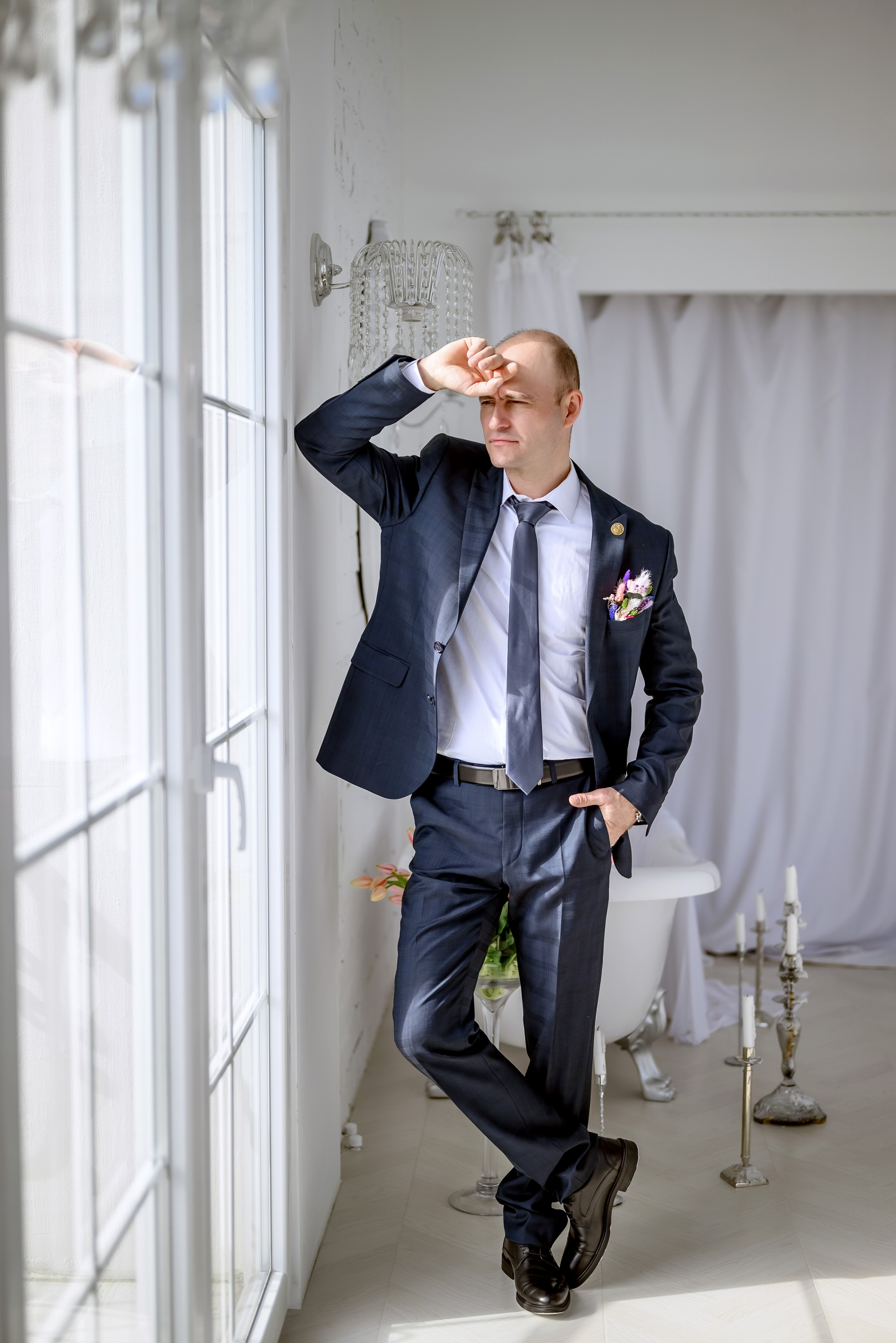 Свадебная фотосессия в залах фотостудии Аврора. Юлия Басня семейный и свадебный фотограф в Донецке