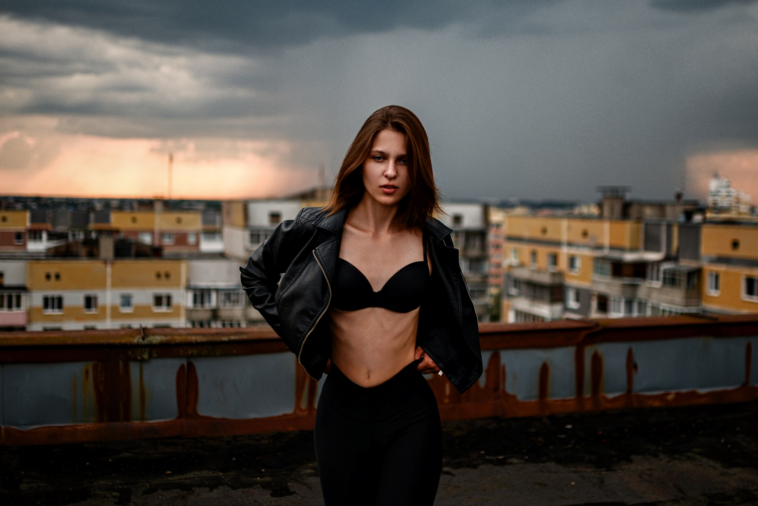 Фотосессия на крыше дома. Фотограф в Витебске Сергей Томашев