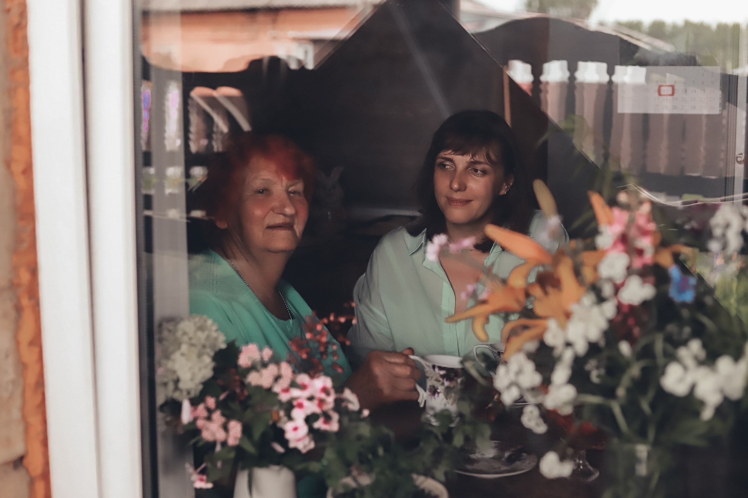 Семейная фотосессия - Алена и ее бабушка. Семейный и женский фотограф Кемерово Мария Степ