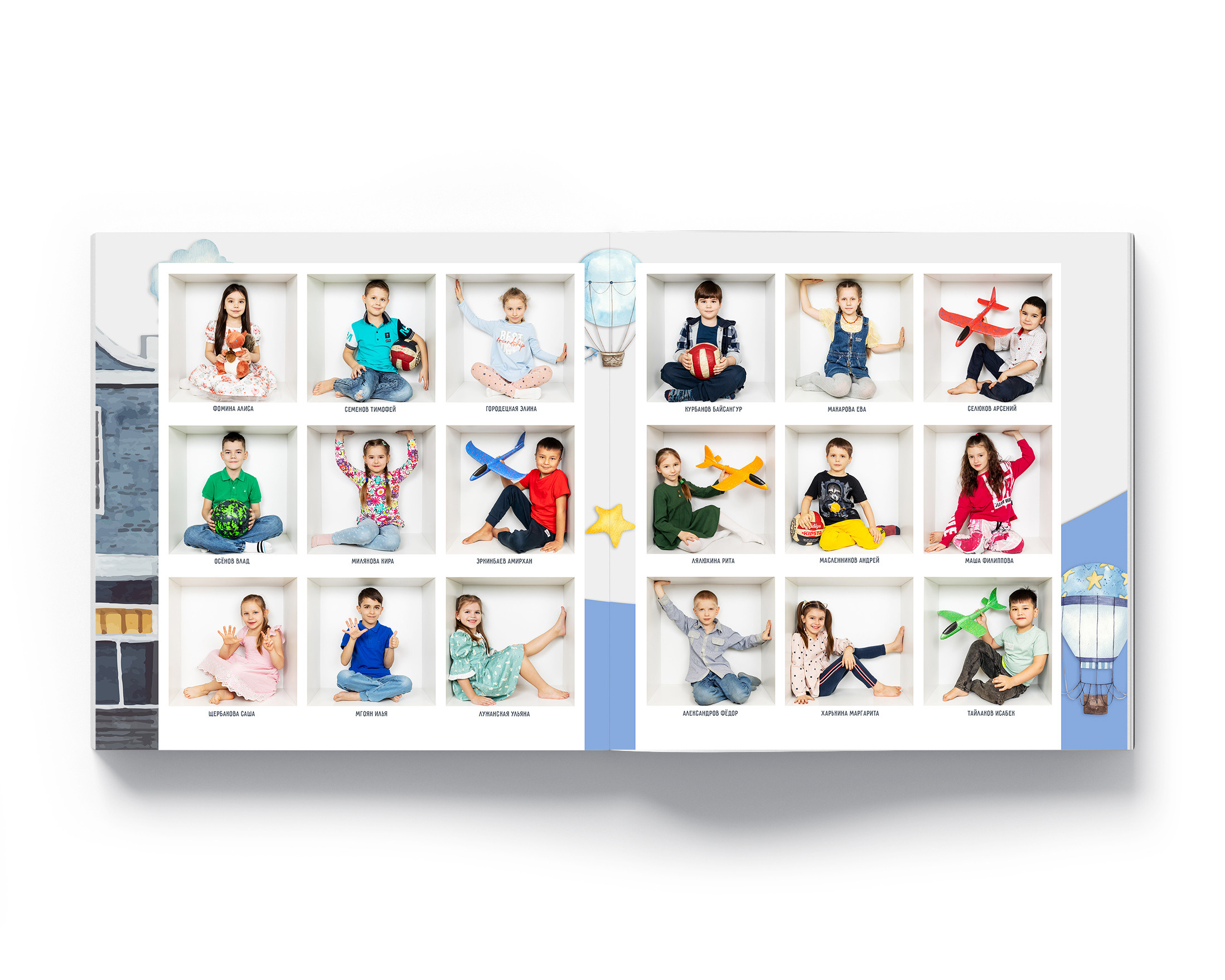 Дизайны выпускных альбомов для детского сада. Выпускные альбомы в Мытищи Москве и Московской области