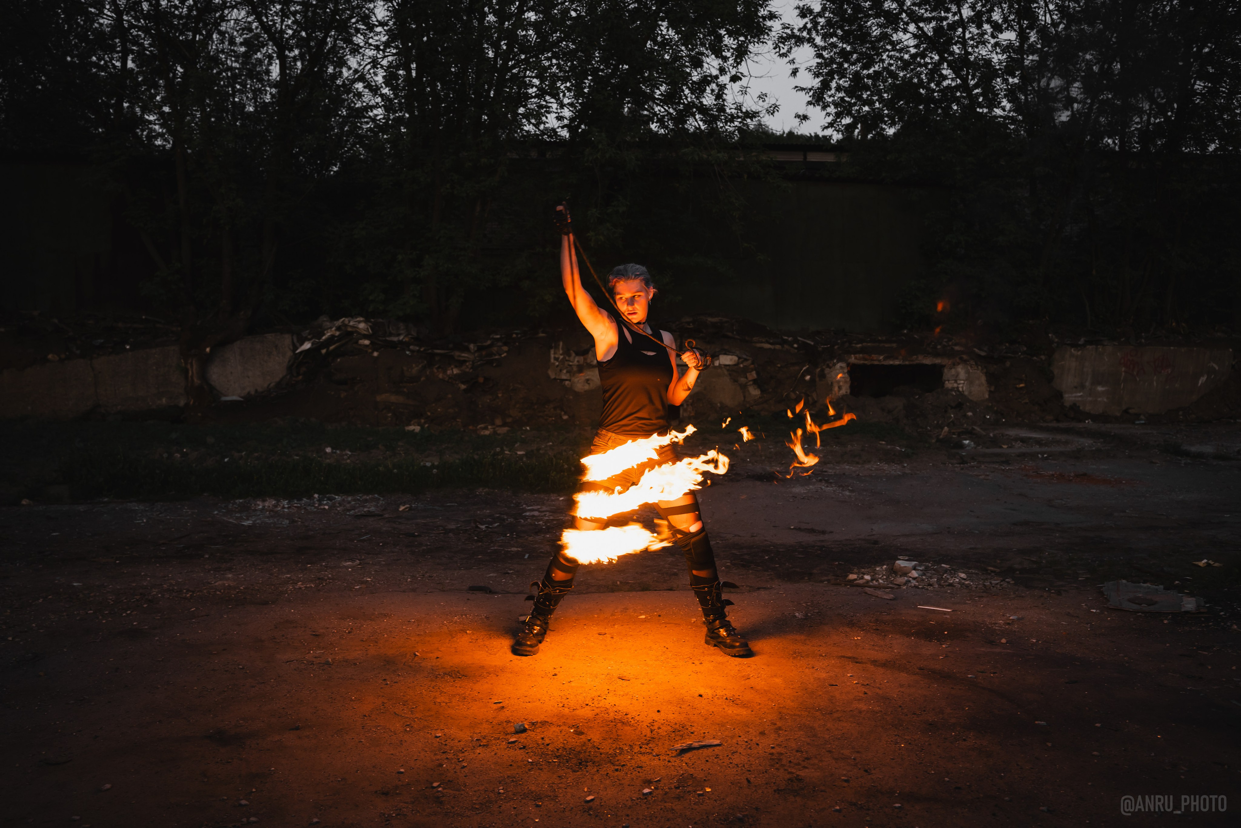 Огненная тренировка. Репортажный фотограф Анастасия Рубцова