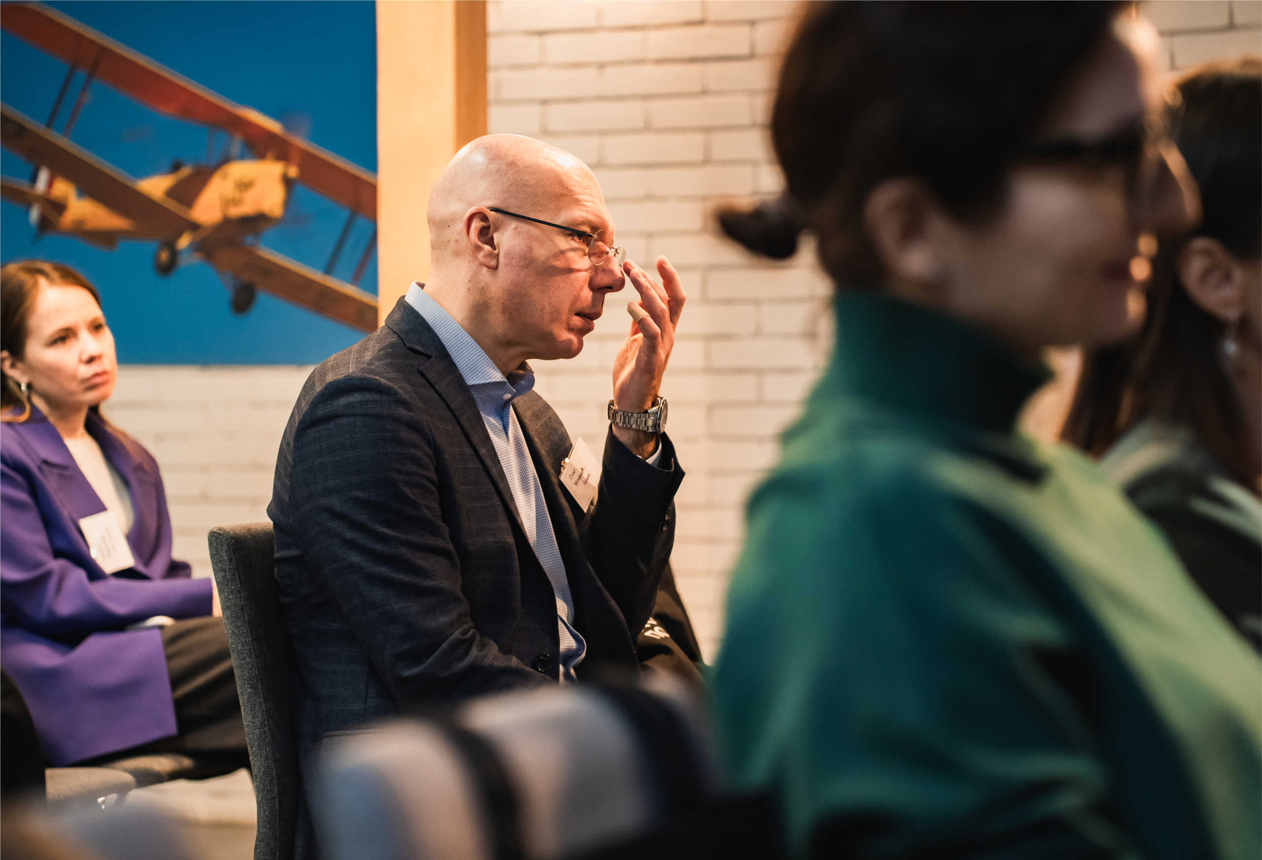 Бизнес встреча, лекция, фуршет МИФ. Репортажный фотограф Анастасия Рубцова