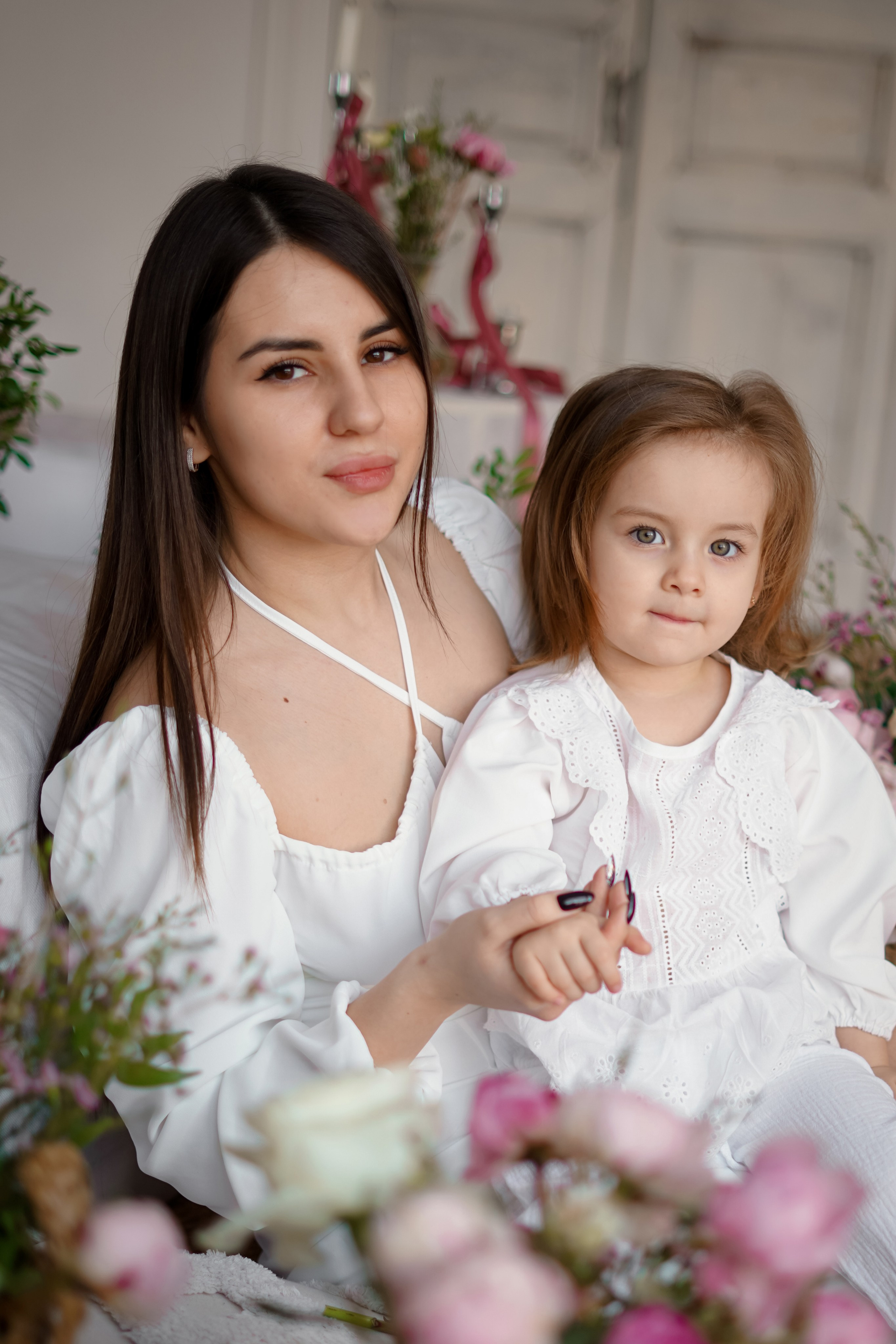 Мама и доченька. Фотограф Татьяна Митрофанова