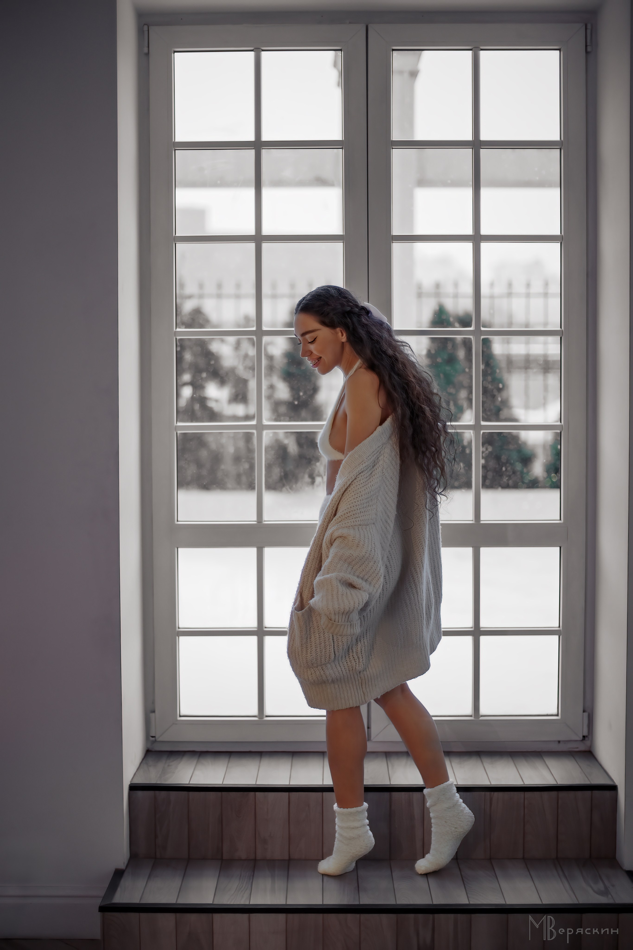 Новогодняя в студии