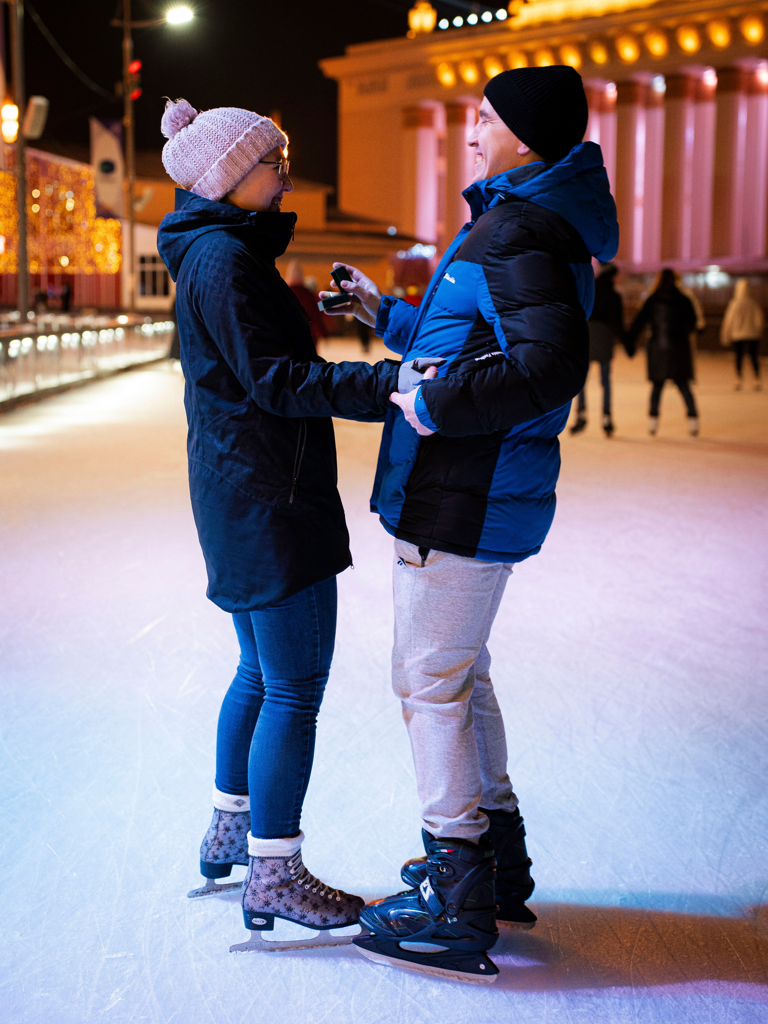 Love & Ice. Портретный фотограф Москва Белогорцев Сергей