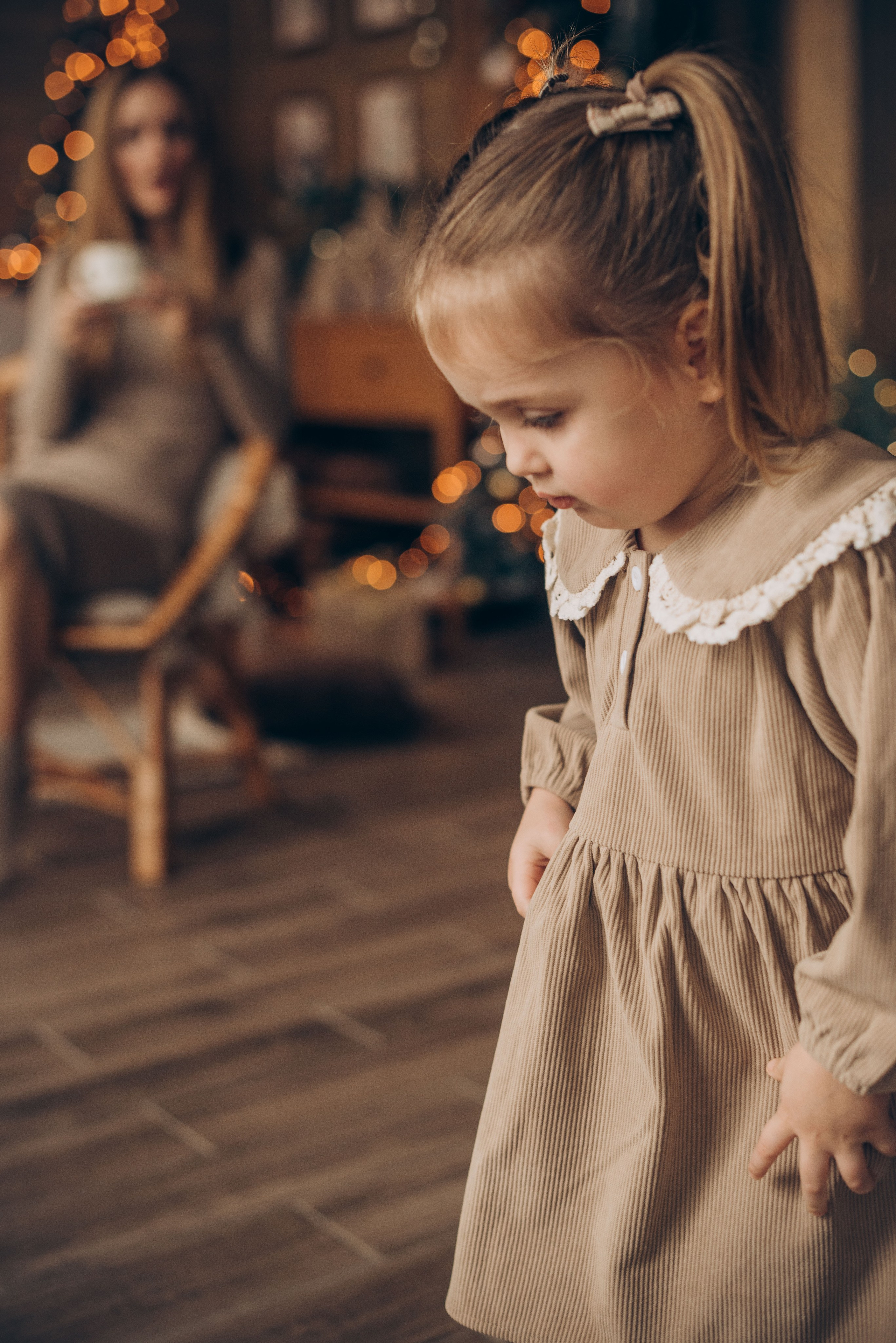 Семейная новогодняя фотосессия в студии. Семейный фотограф в Домодедово и Москве Елена Пичугина