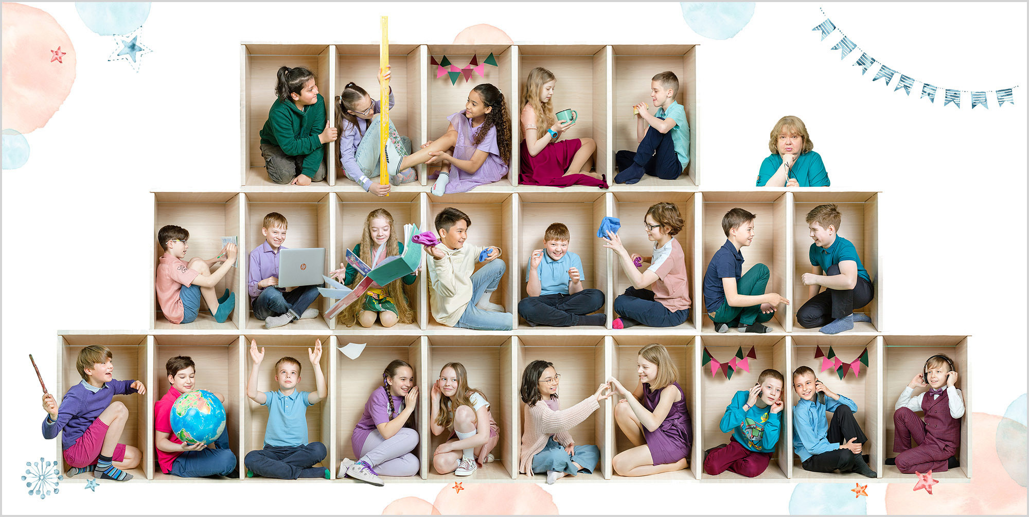 Фотокнига по съемке в коробочках. Классный фотограф, по мнению школьников