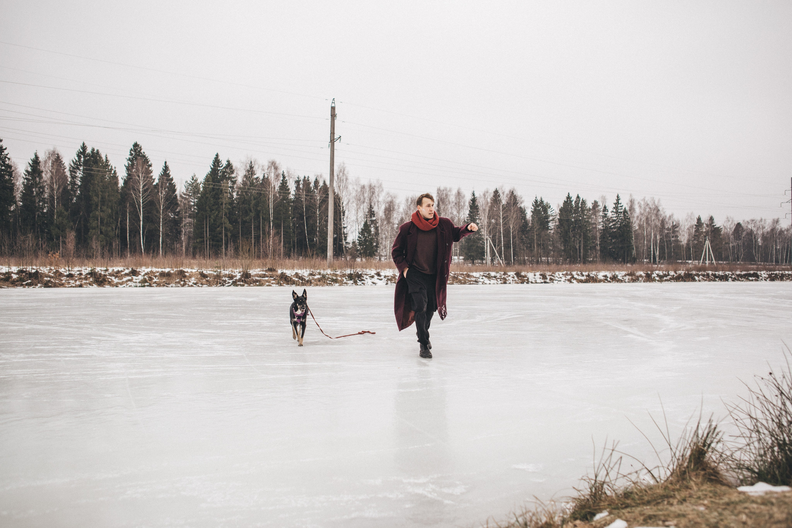 A cinematic tale of true love and unbreakable friendship between a man and a dog. Portrait, family and pet photographer in Cyprus, Ksenia Bourdelle