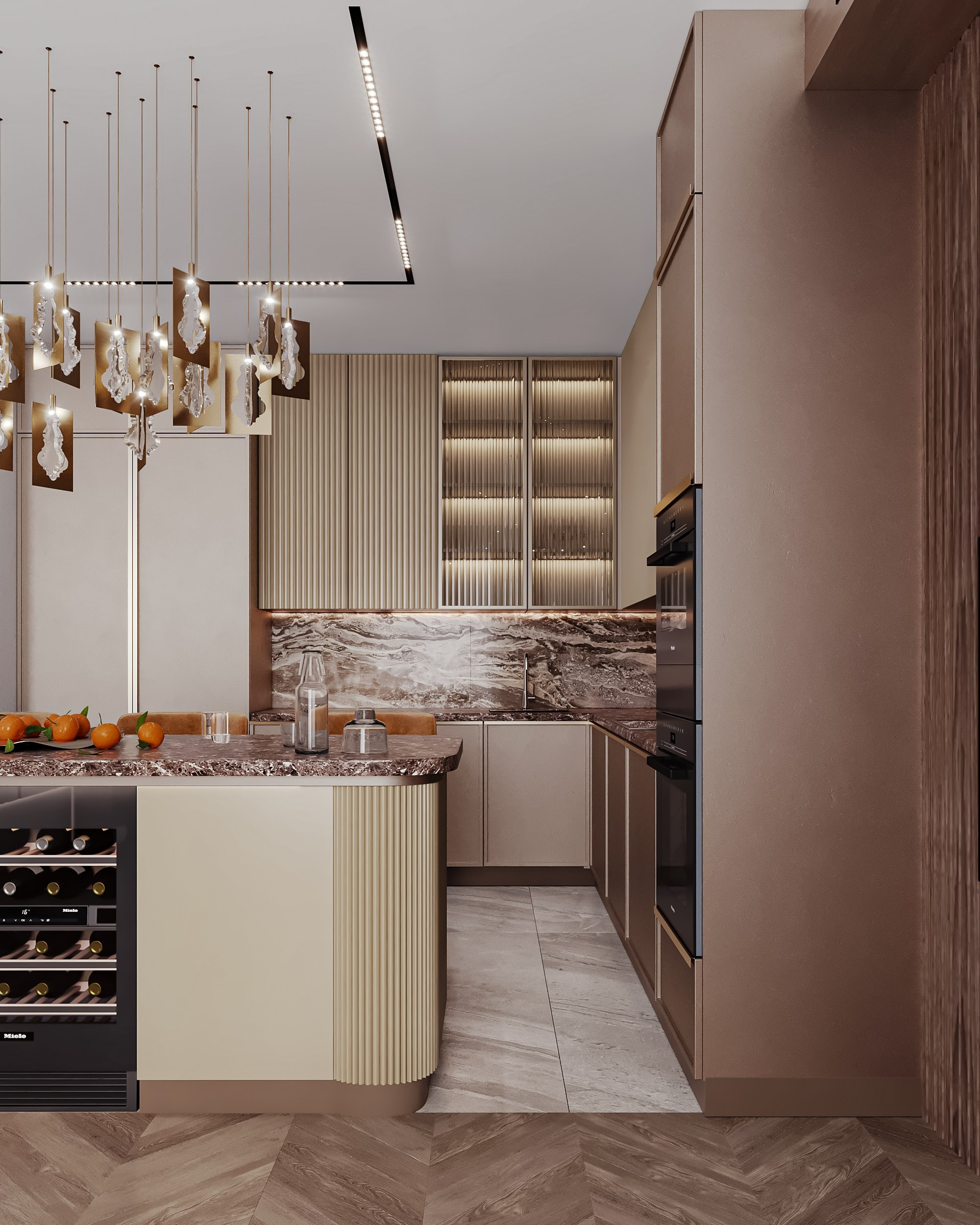 ЖК Хендлайнер 103 м². 3Д-Визуализация Наталья Макогонова