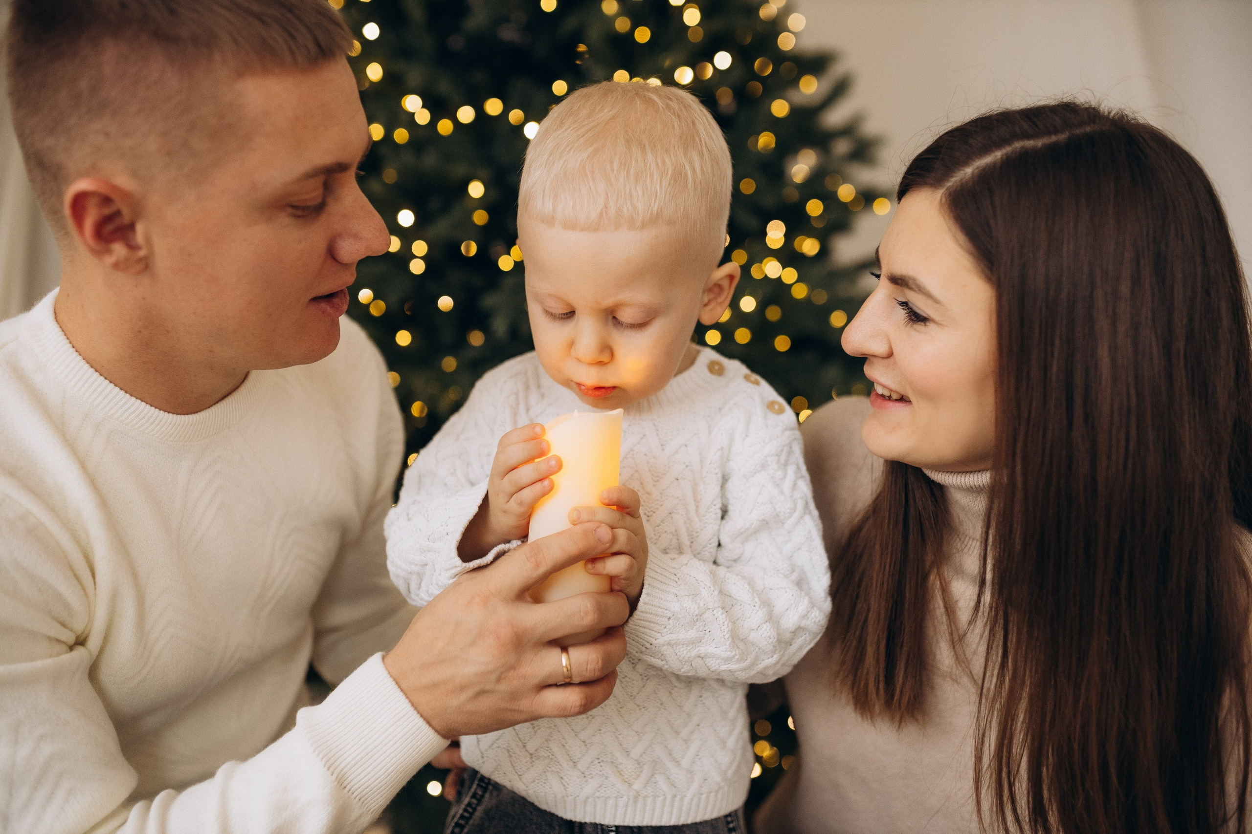 Под ёлочкой. Семейный фотограф в Самаре Елена Ефимова