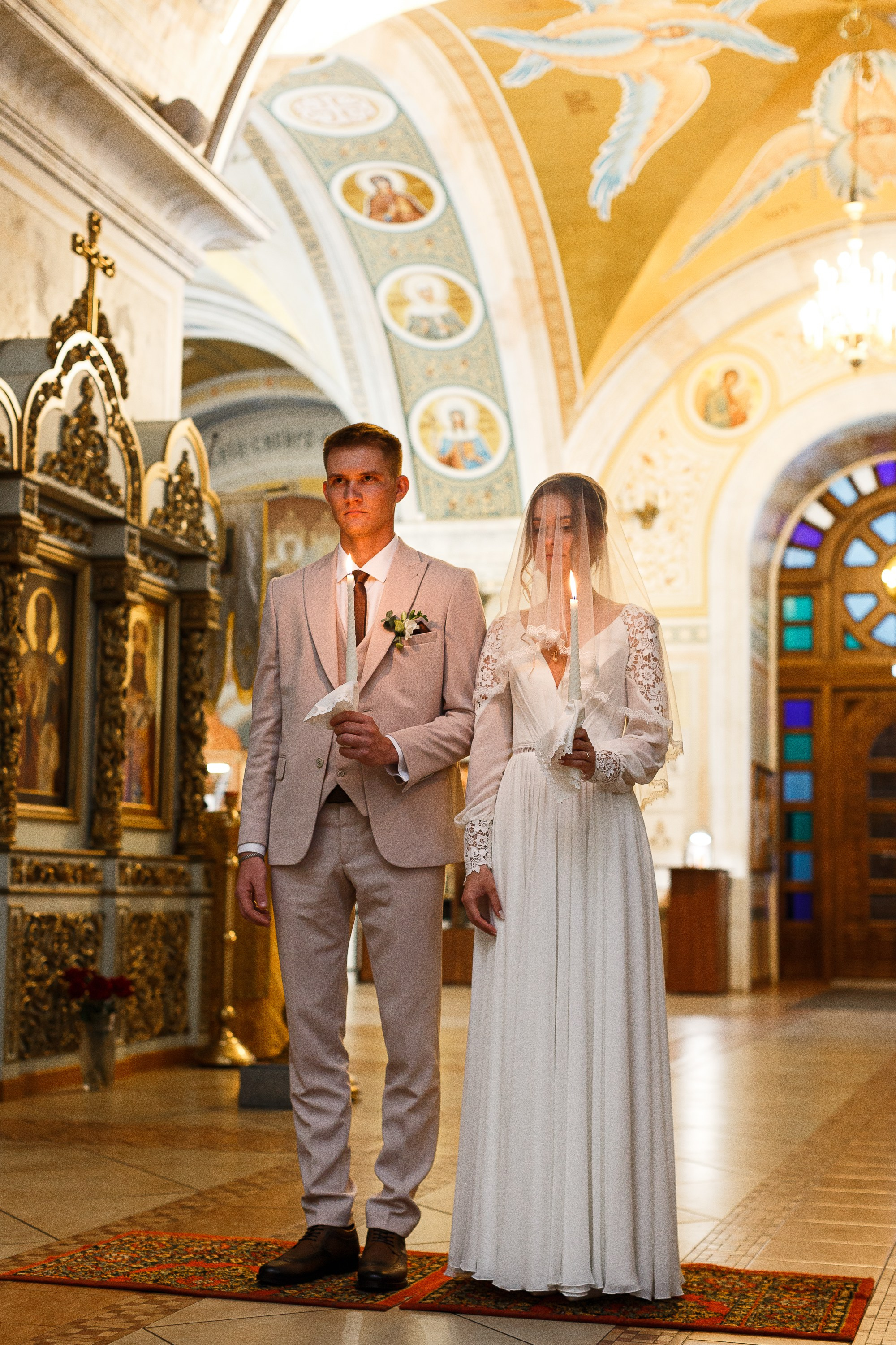 Венчание в храме Живоначальной Троицы на Шаболовке