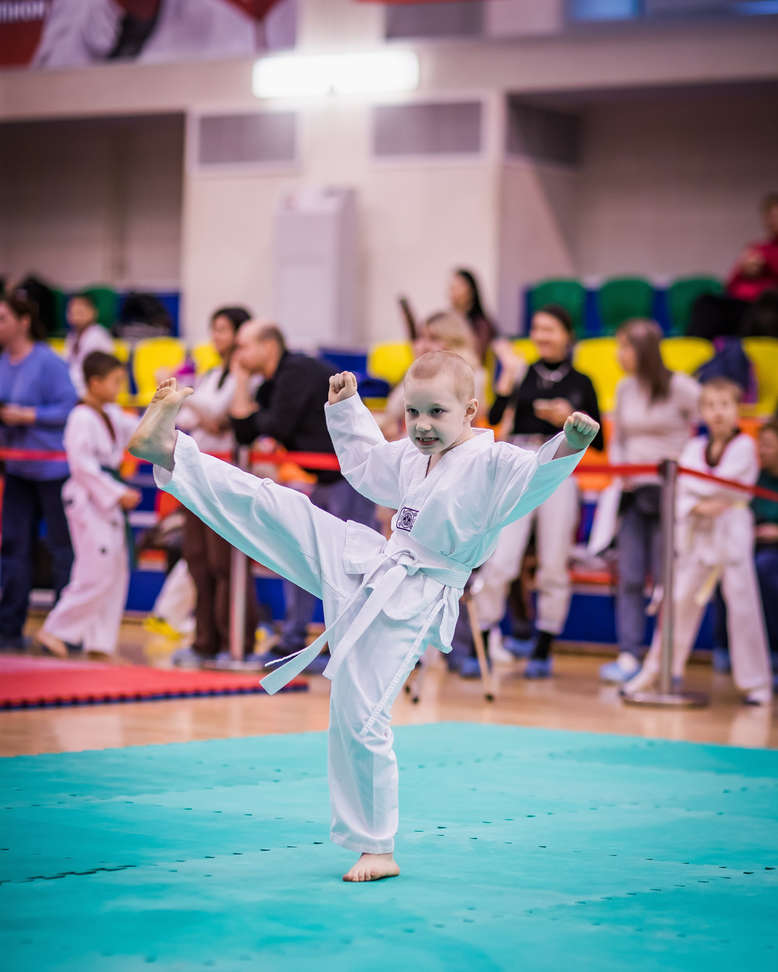 Турнир Федерации детского тхэквондо России по дисциплине ПХУМСЭ. Спортивный фотограф Максим Серегин