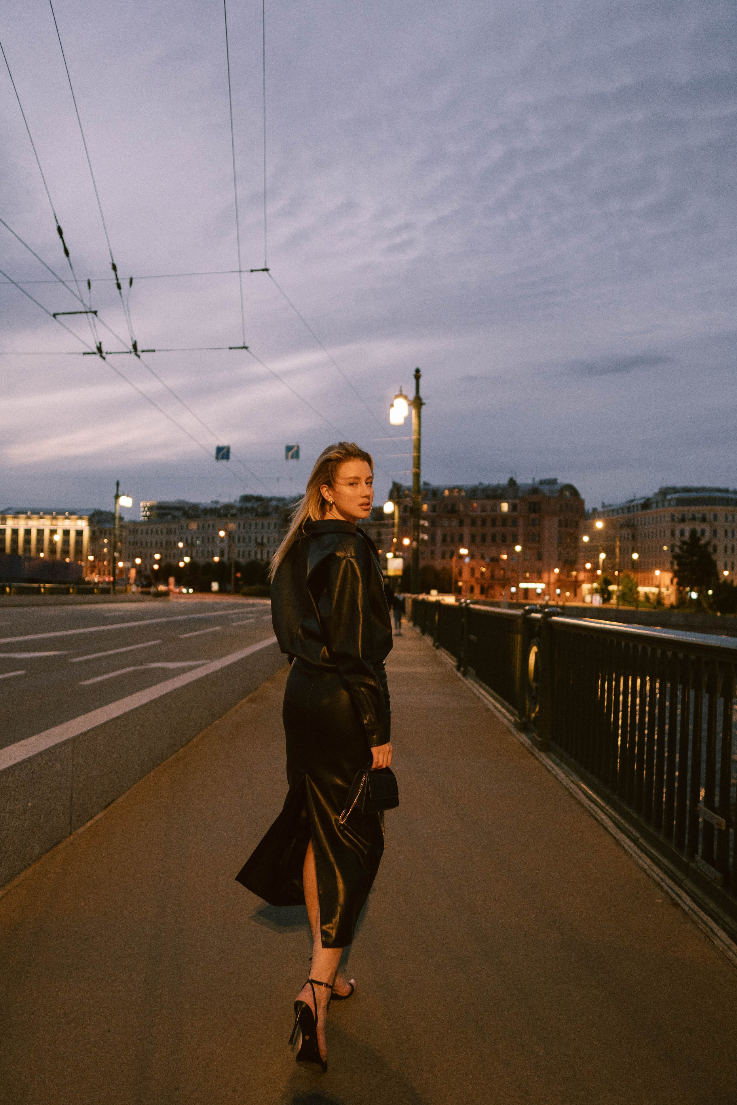 Даша и ночной Петербург. Фотограф в Санкт-Петербурге Головина Анастасия