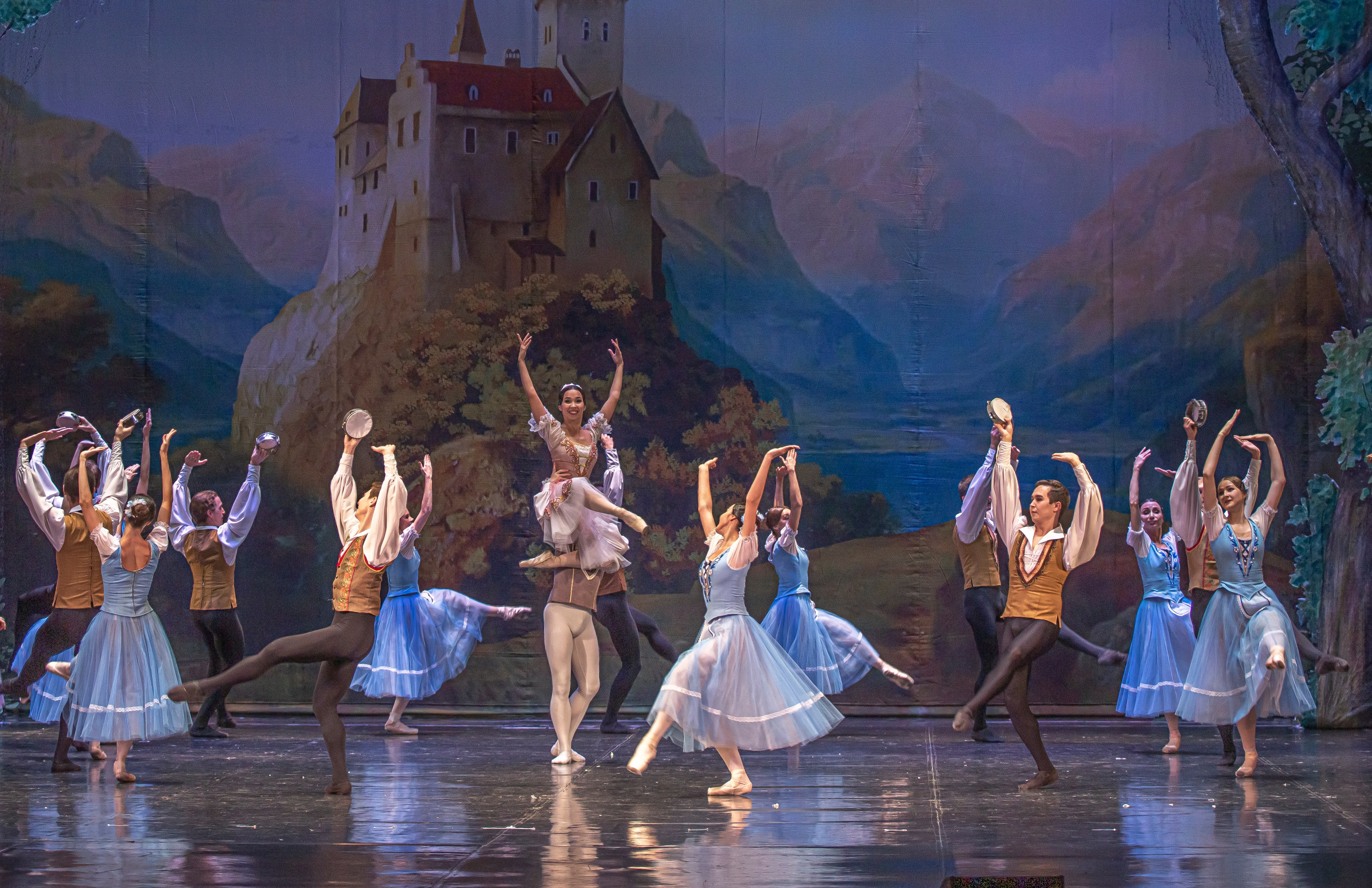 Жизель балет Марийского театра оперы и балета на сцене Зимнего театра. Фотограф в Сочи Юрий Шептаев