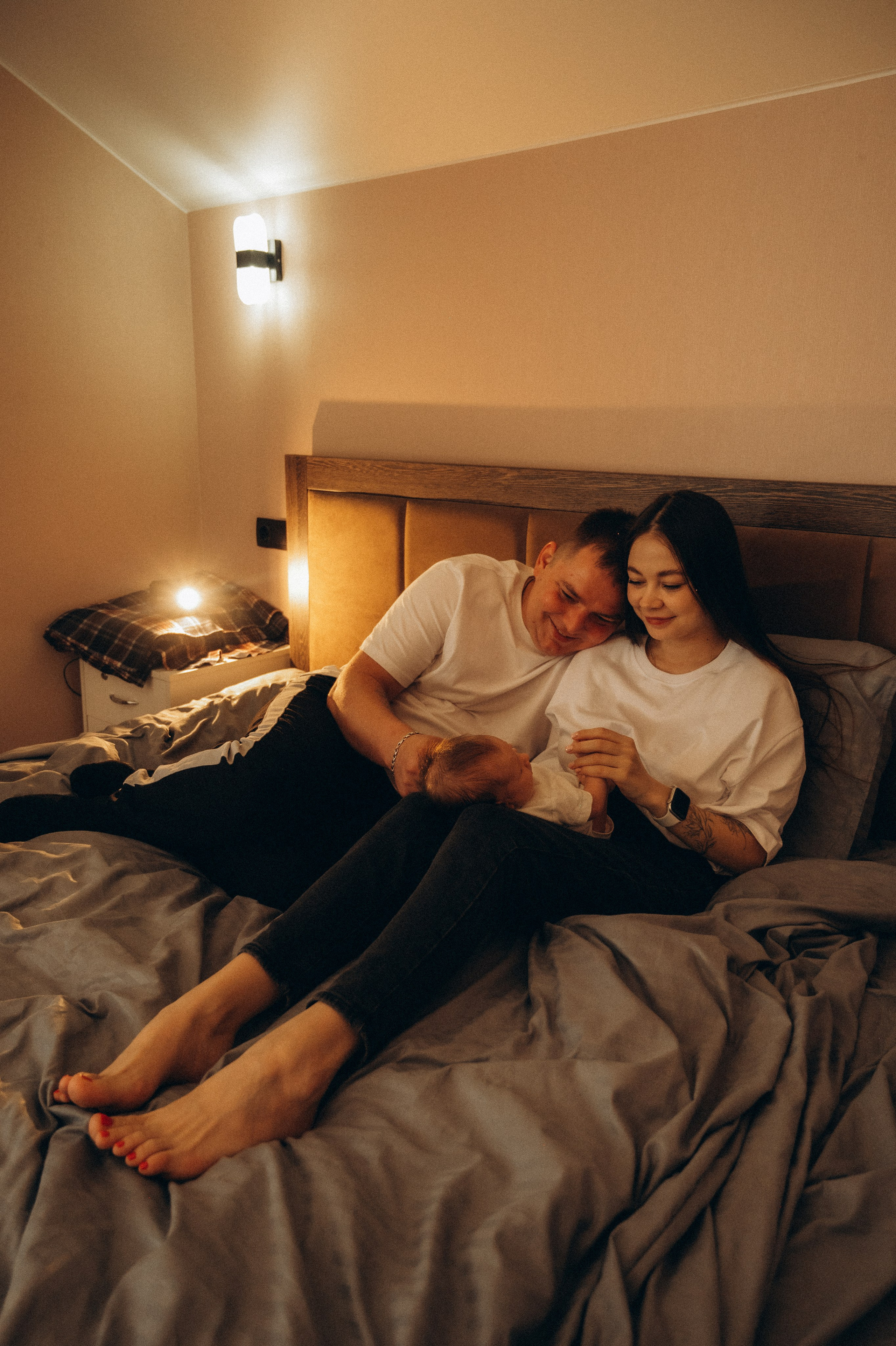 Домашняя с новорожденным. Семейный и детский фотограф во Фрязино, Ивантеевке и Щелково Матвеева