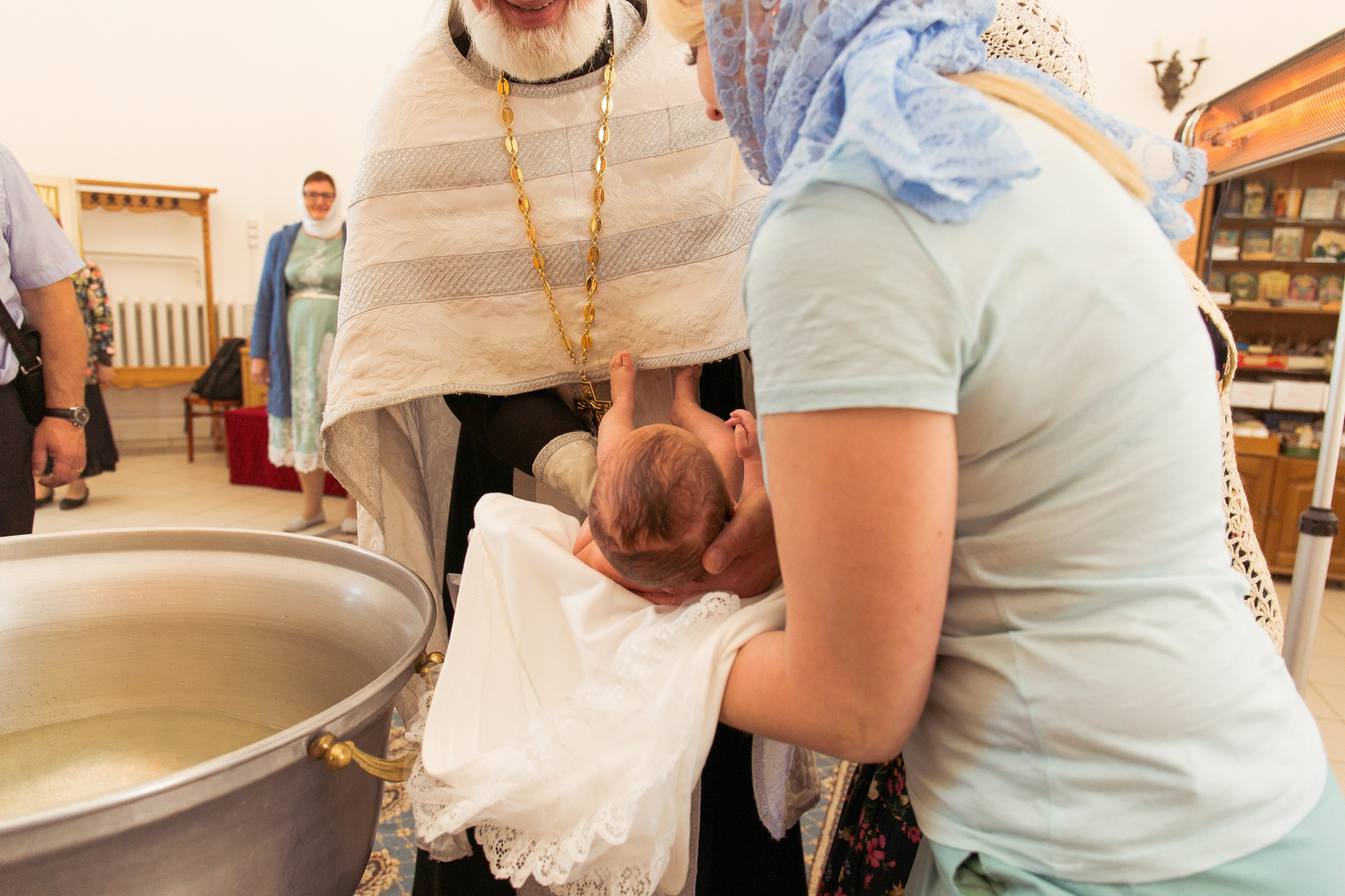 Крещение Ульяны. Успенская церковь. Фотограф новорожденных и детский в Сергиевом Посаде Кругликова Юлия