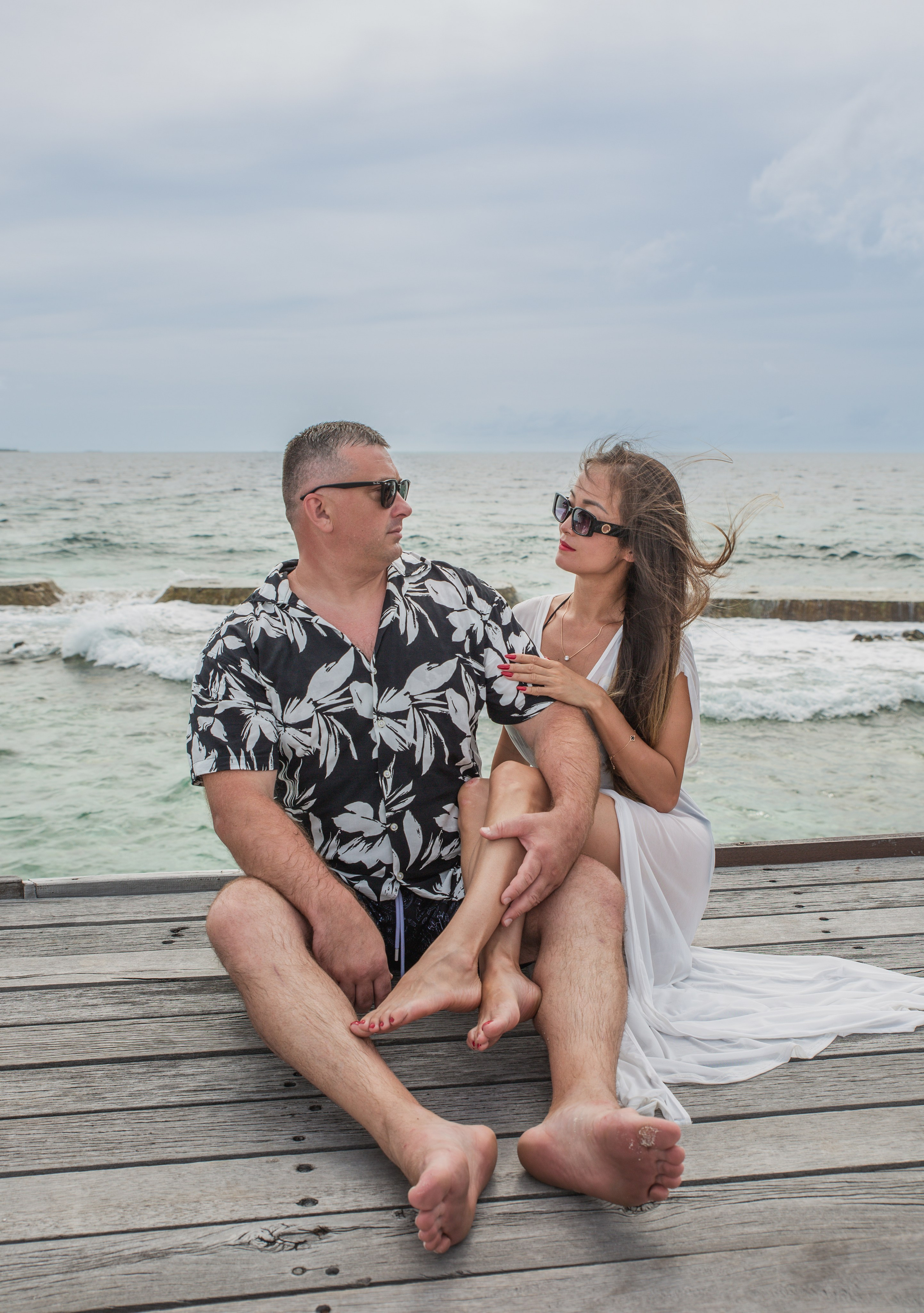 Love story. Photographer in Maldives