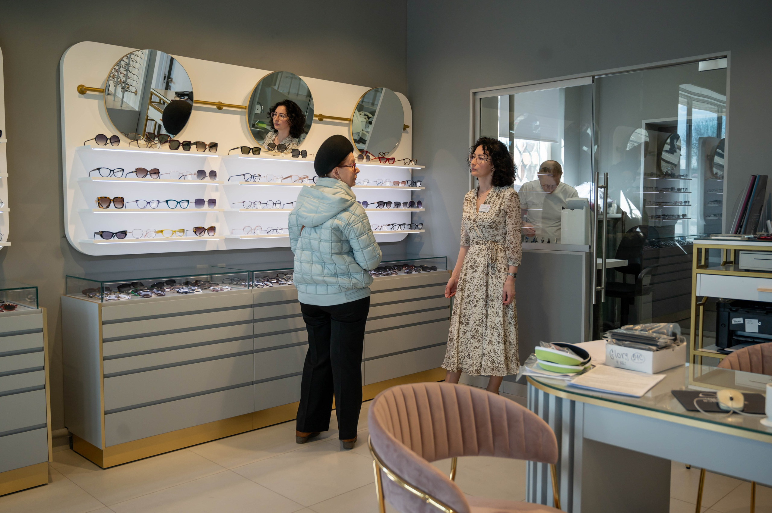 Съёмка открытия оптики