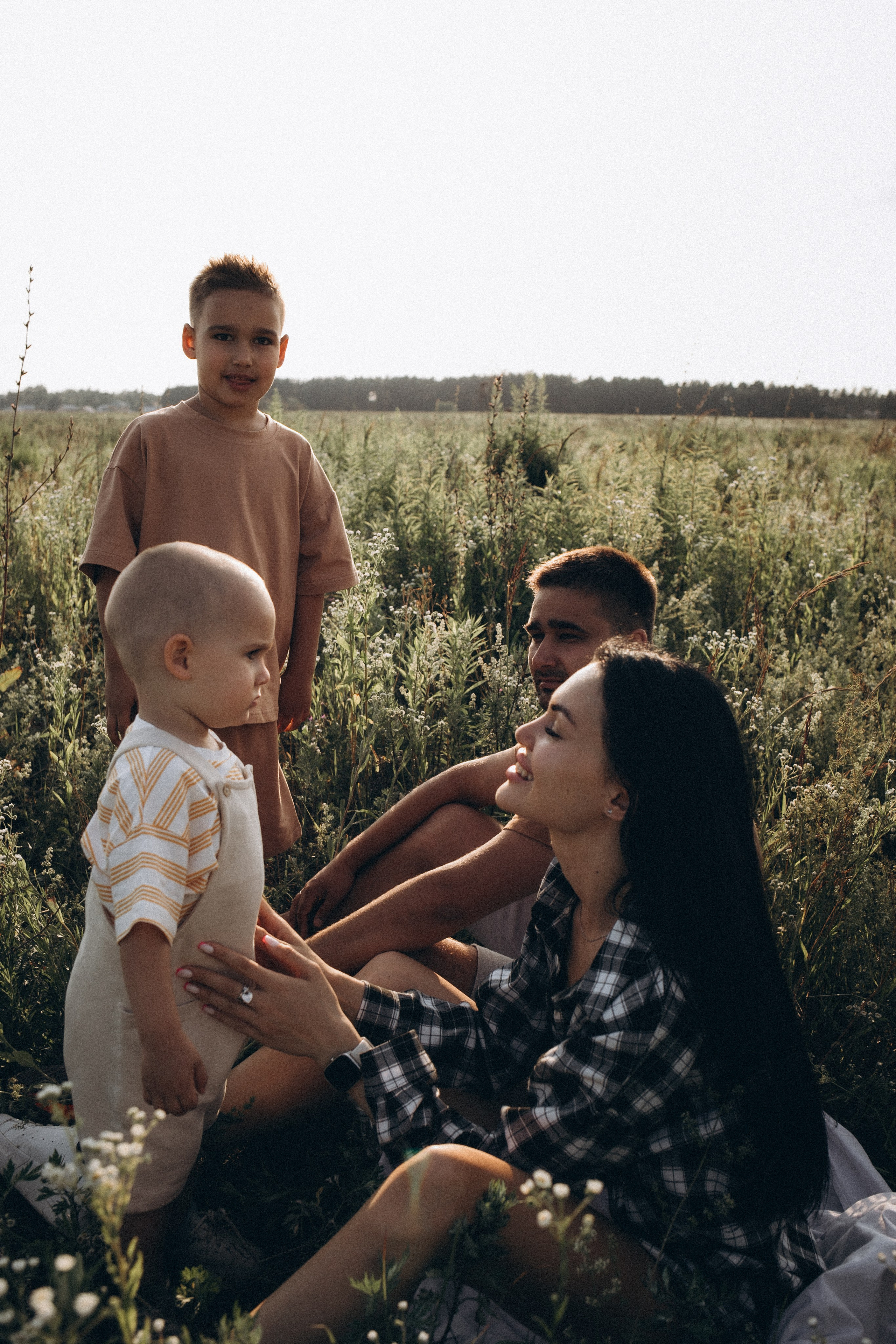 Саша, Женя, Никита и Саша. Семейный и свадебный фотограф Анна Кожокарь