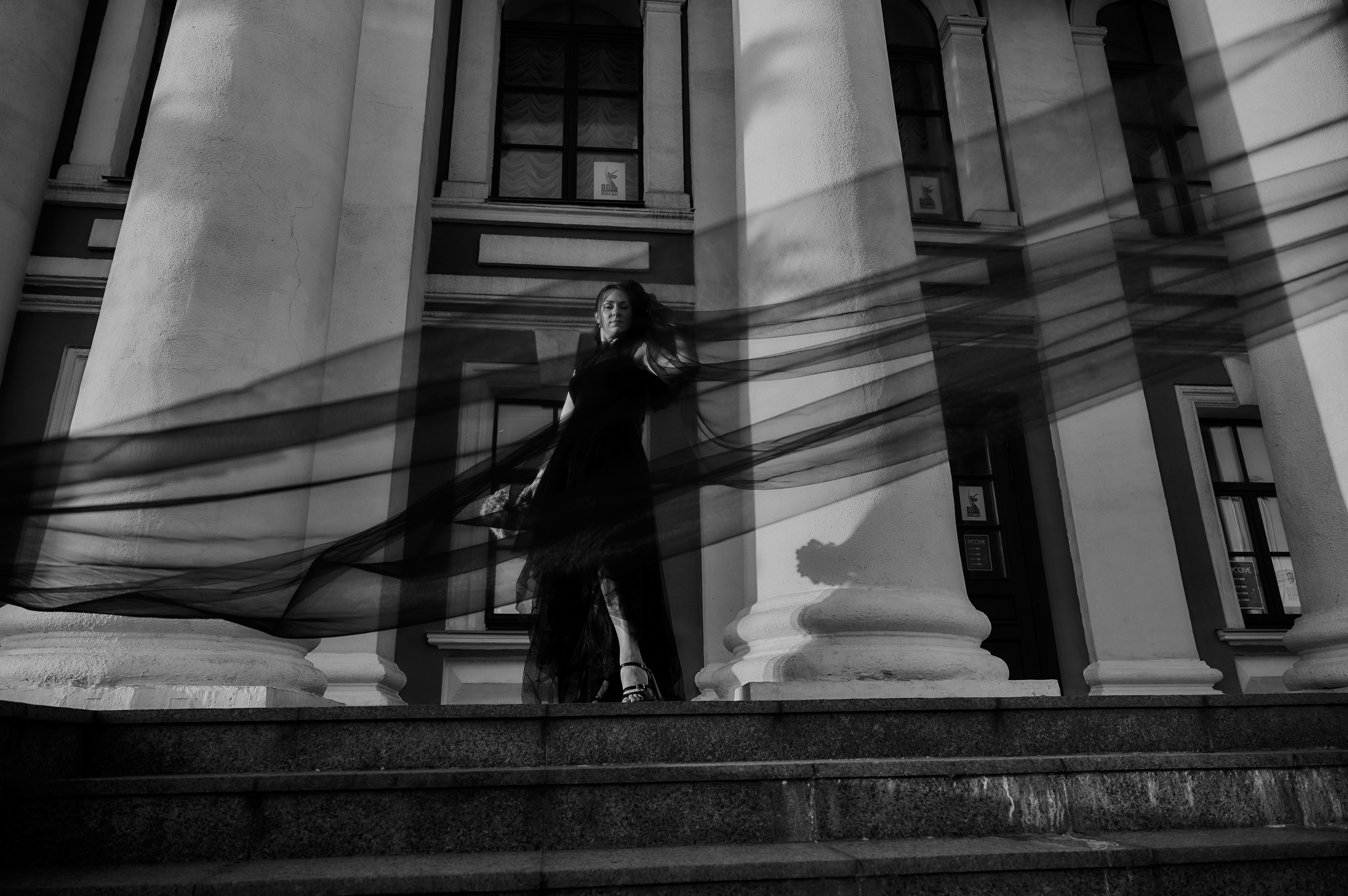 Свадебная фотосессия в Туле в черном. Свадебный фотограф в Туле Никита Беляев