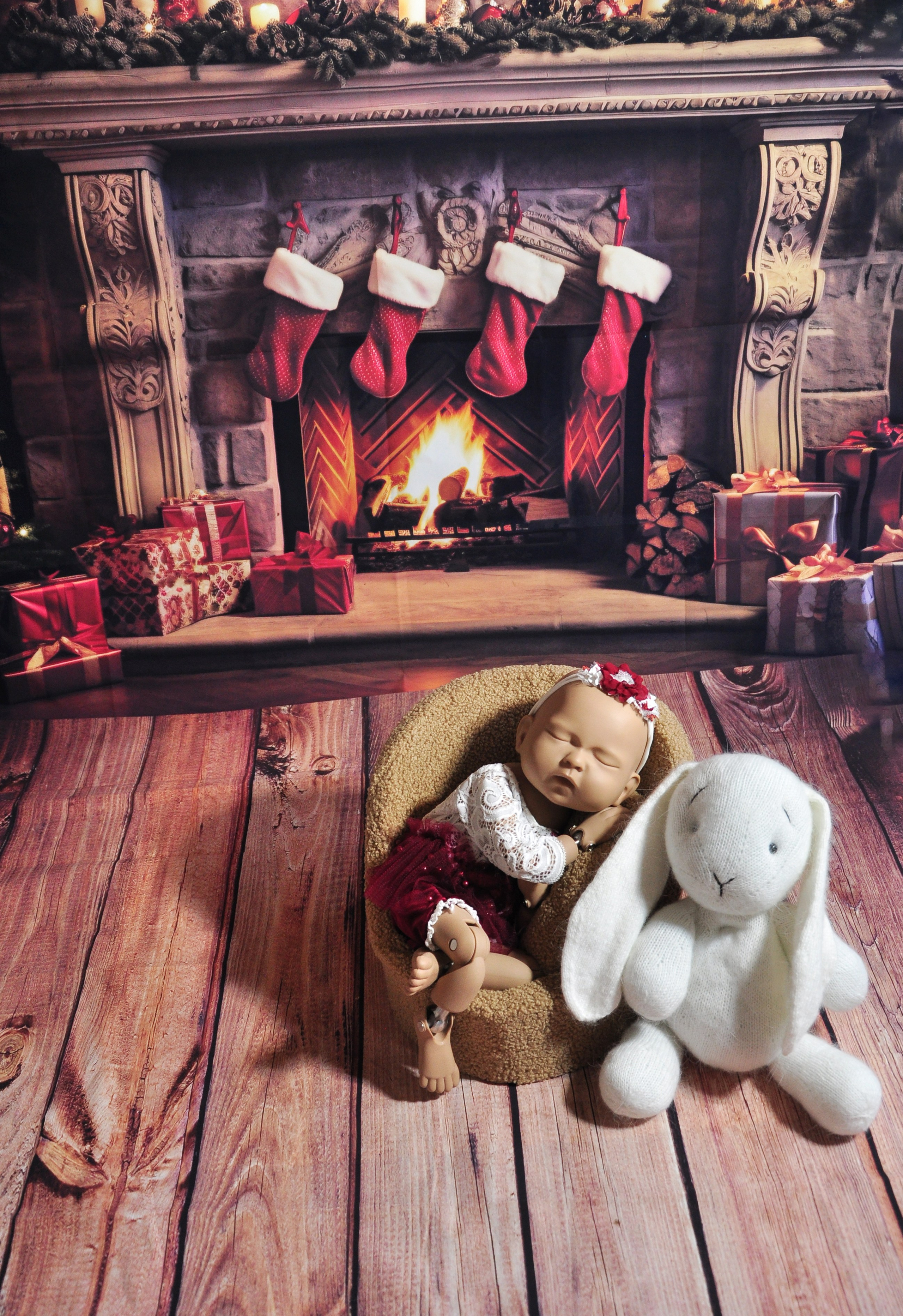 Новогодние образы. Newborn42.ru Фотограф новорожденных  г. Кемерово Агафонова Жанна