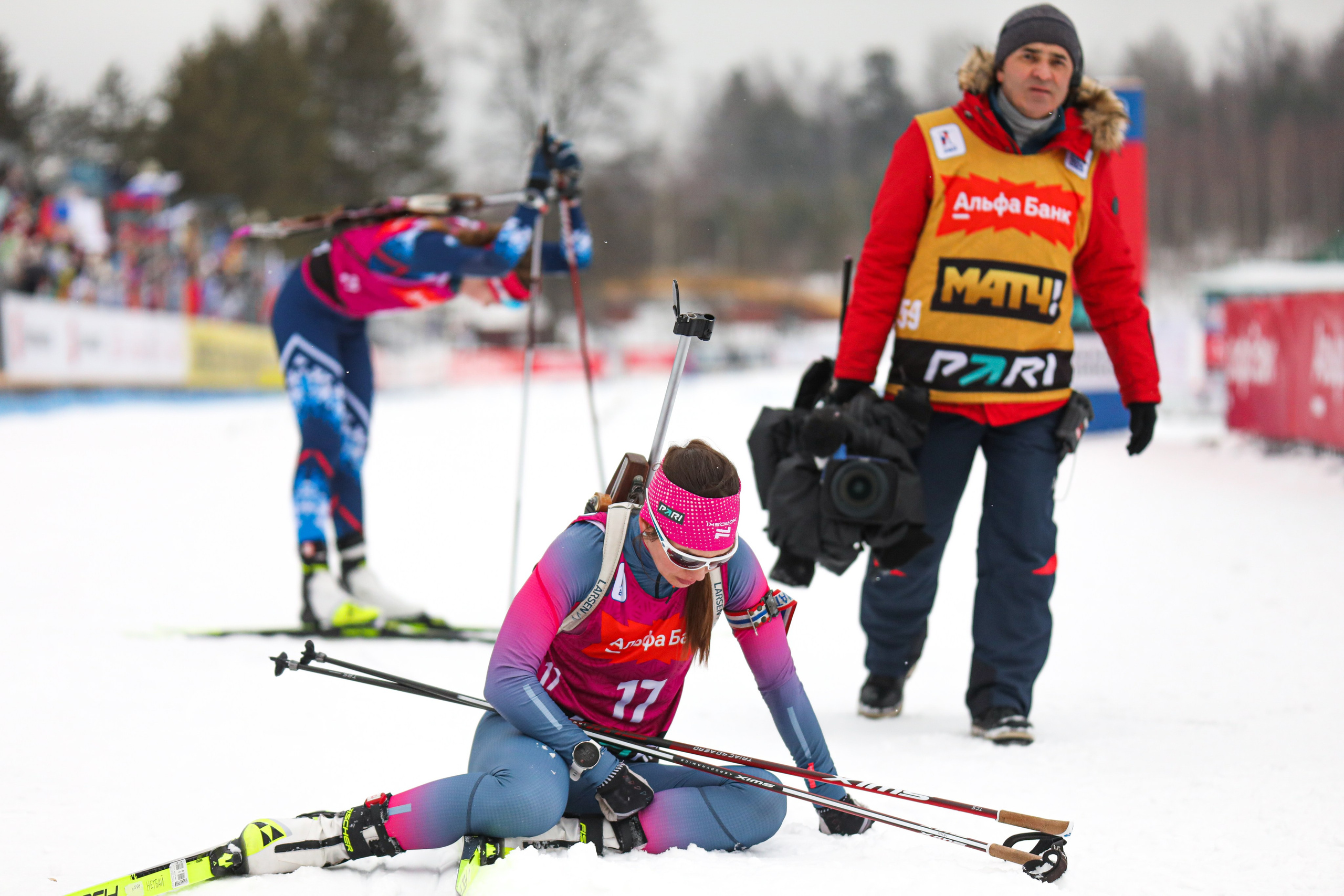 Биатлон. Спортивный фотограф в Сочи Красной поляне Сергей Канада