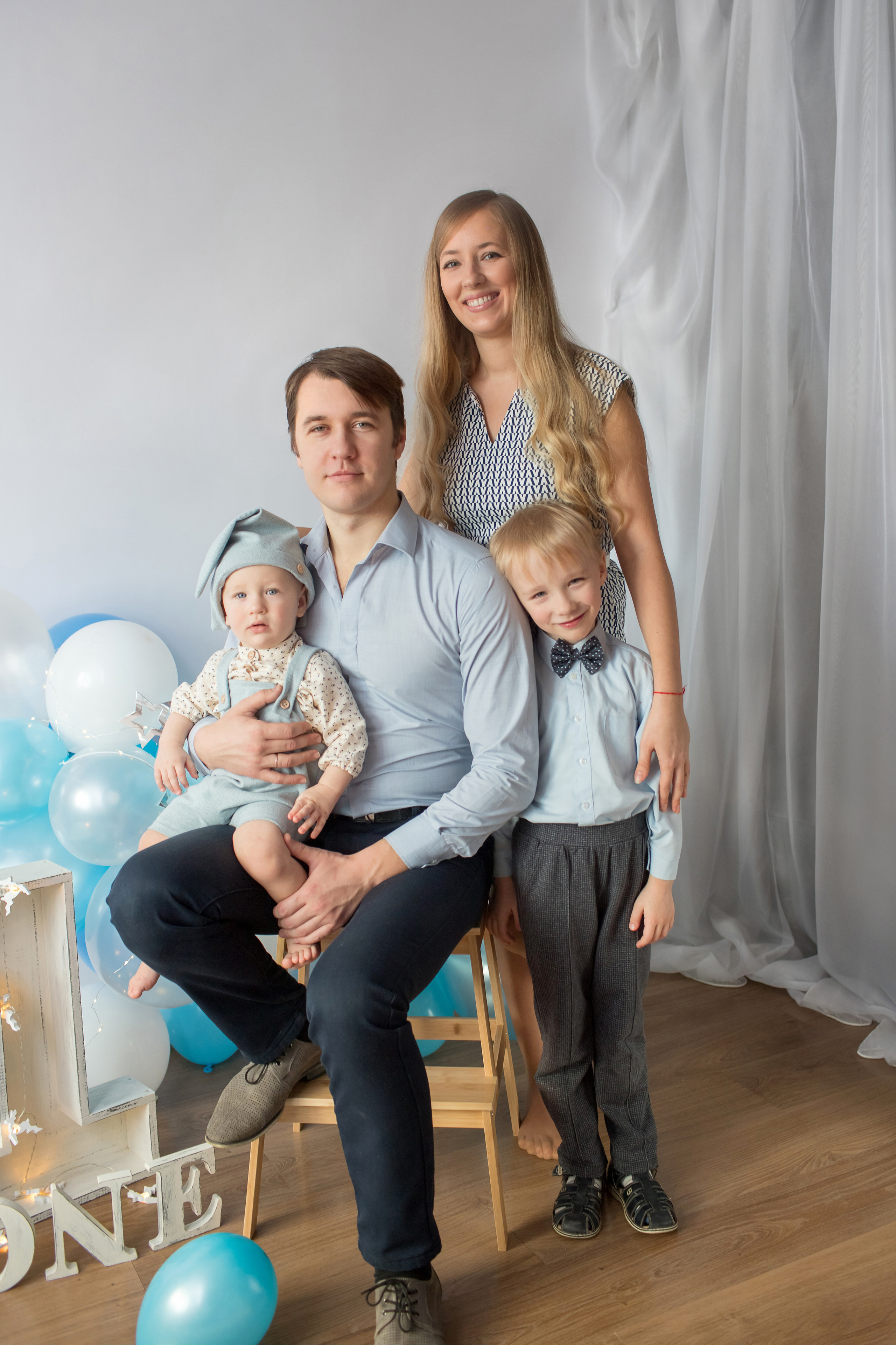 Даня 1 год. Детский, семейный и фотограф новорождённых в Ярославле Анна Салова