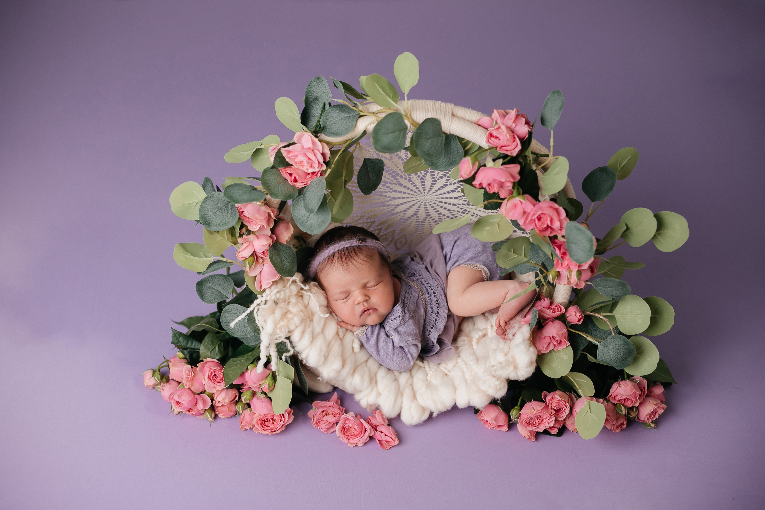 Арина 9 дней. Детский, семейный и фотограф новорождённых в Ярославле Анна Салова