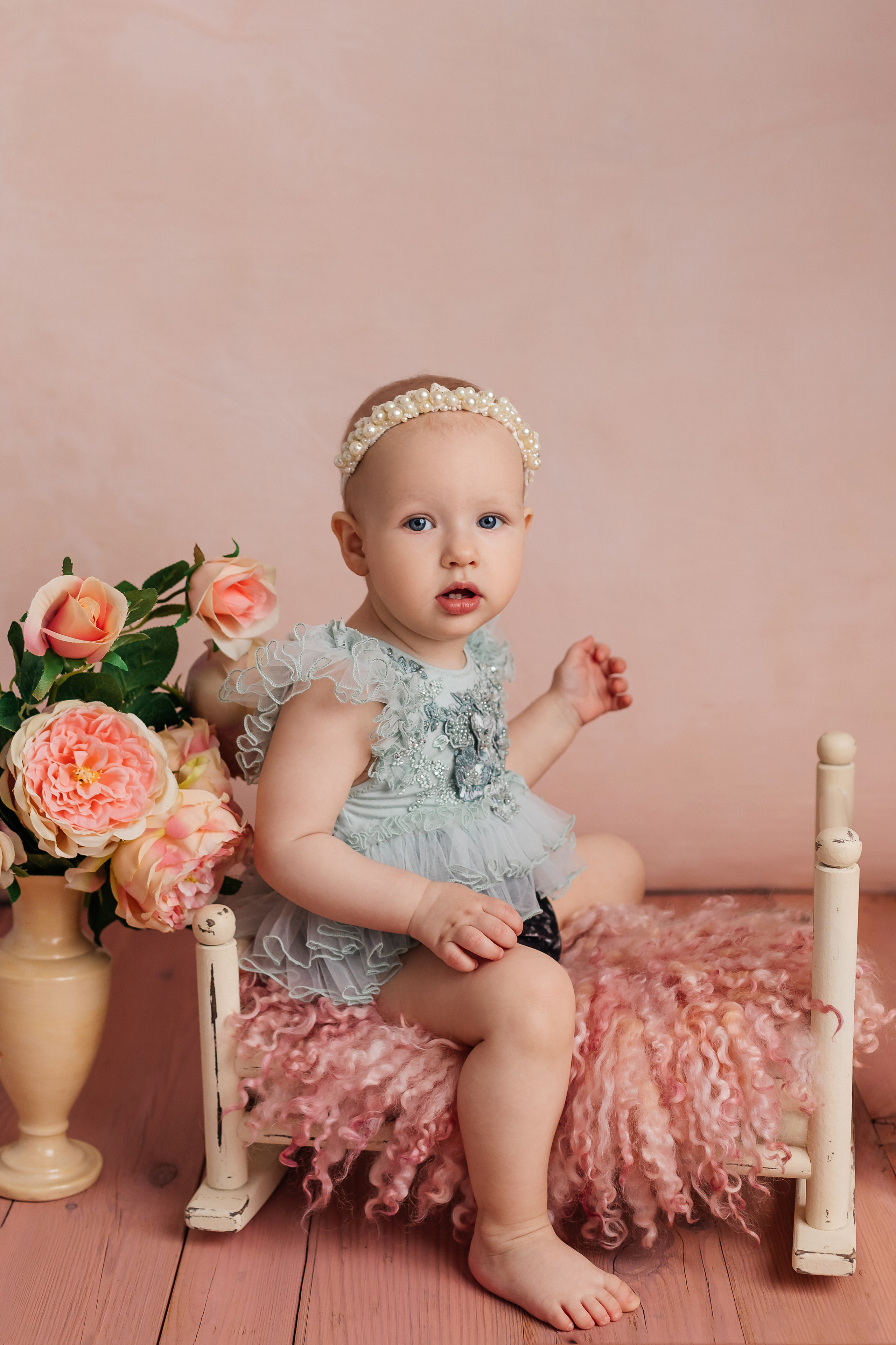 Ева 1 годик. Детский, семейный и фотограф новорождённых в Ярославле Анна Салова