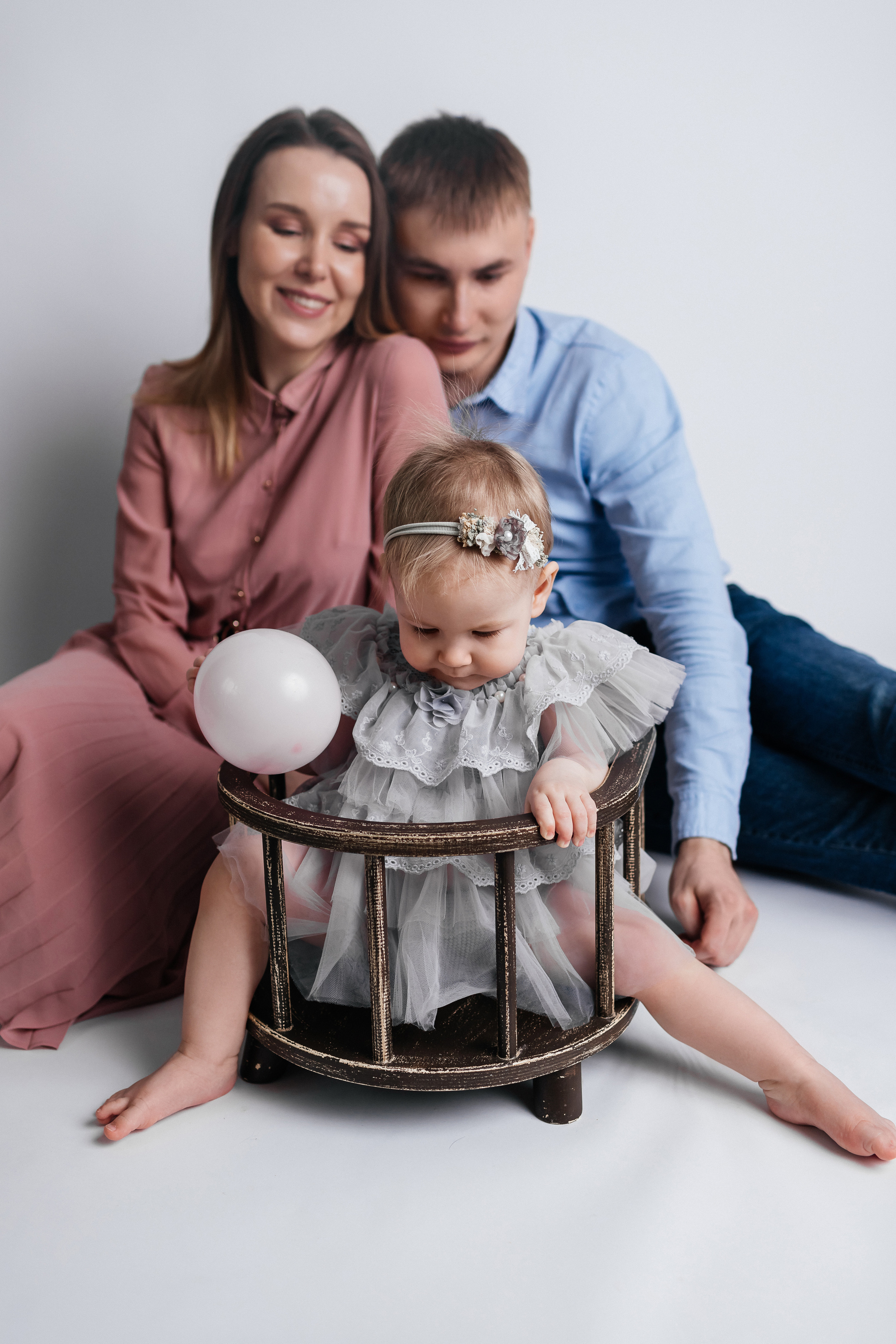 Полина 1 год. Детский, семейный и фотограф новорождённых в Ярославле Анна Салова