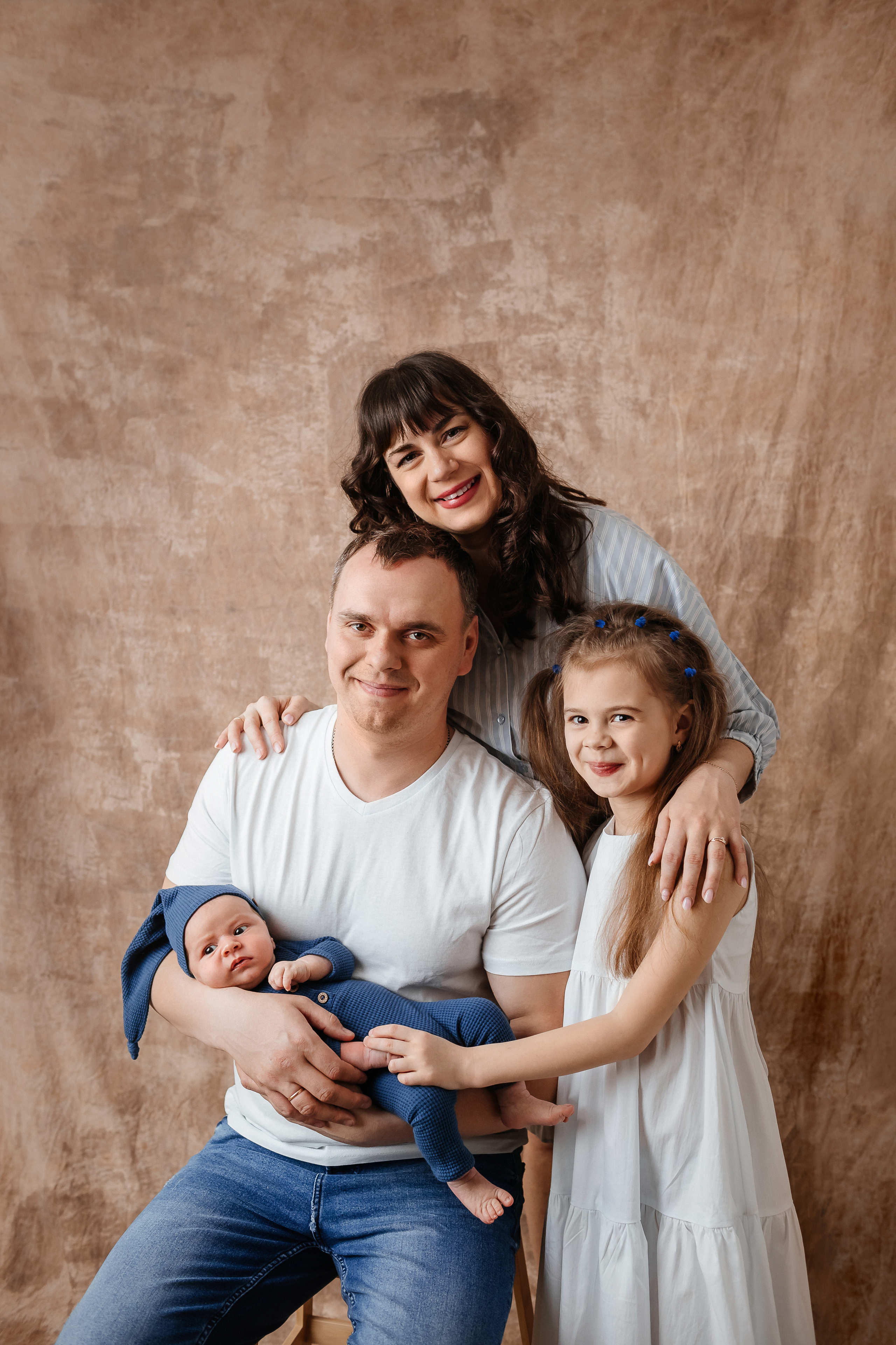 Ванечка 28 дней (съемка в студии). Детский, семейный и фотограф новорождённых в Ярославле Анна Салова