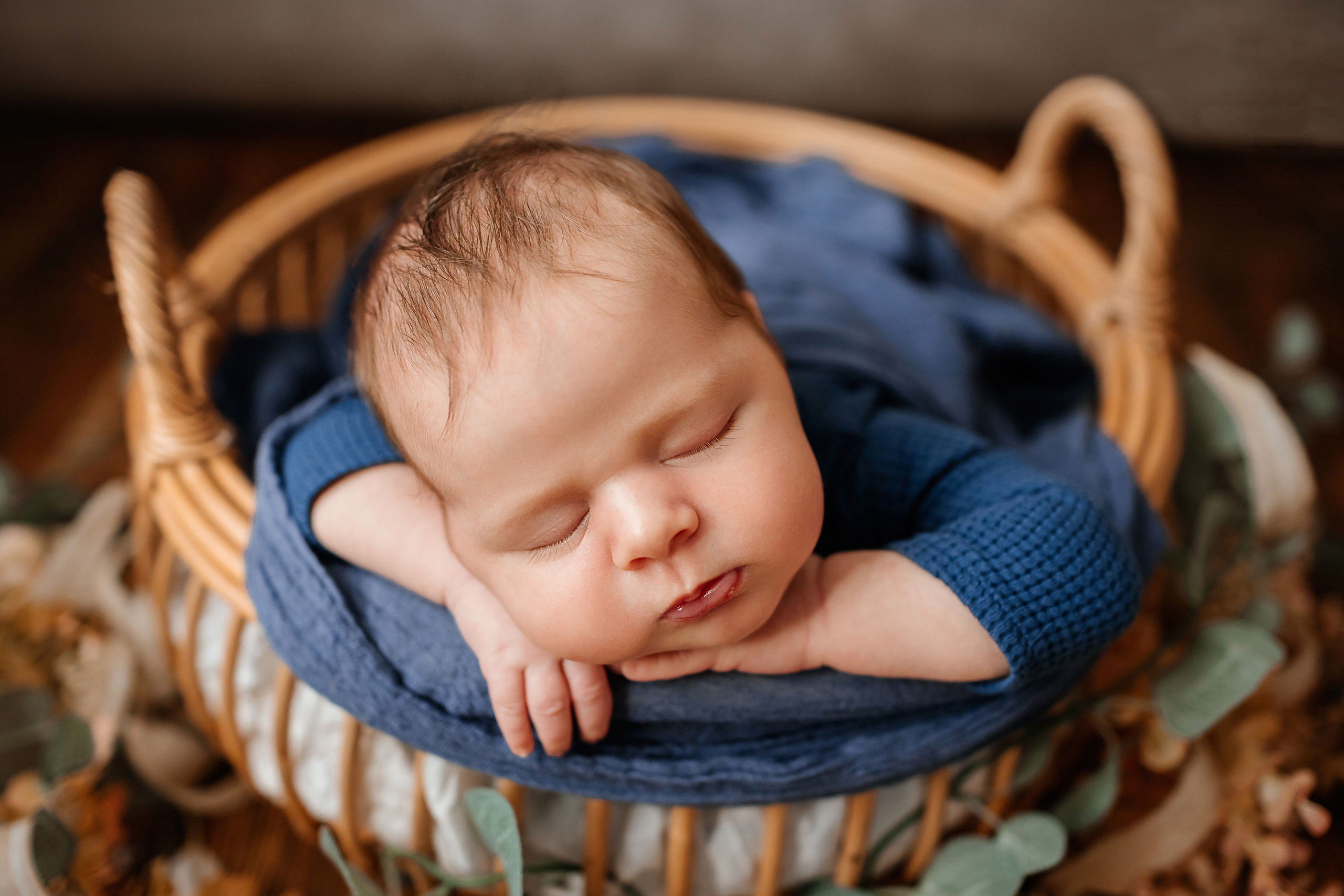 Ванечка 28 дней (съемка в студии). Детский, семейный и фотограф новорождённых в Ярославле Анна Салова