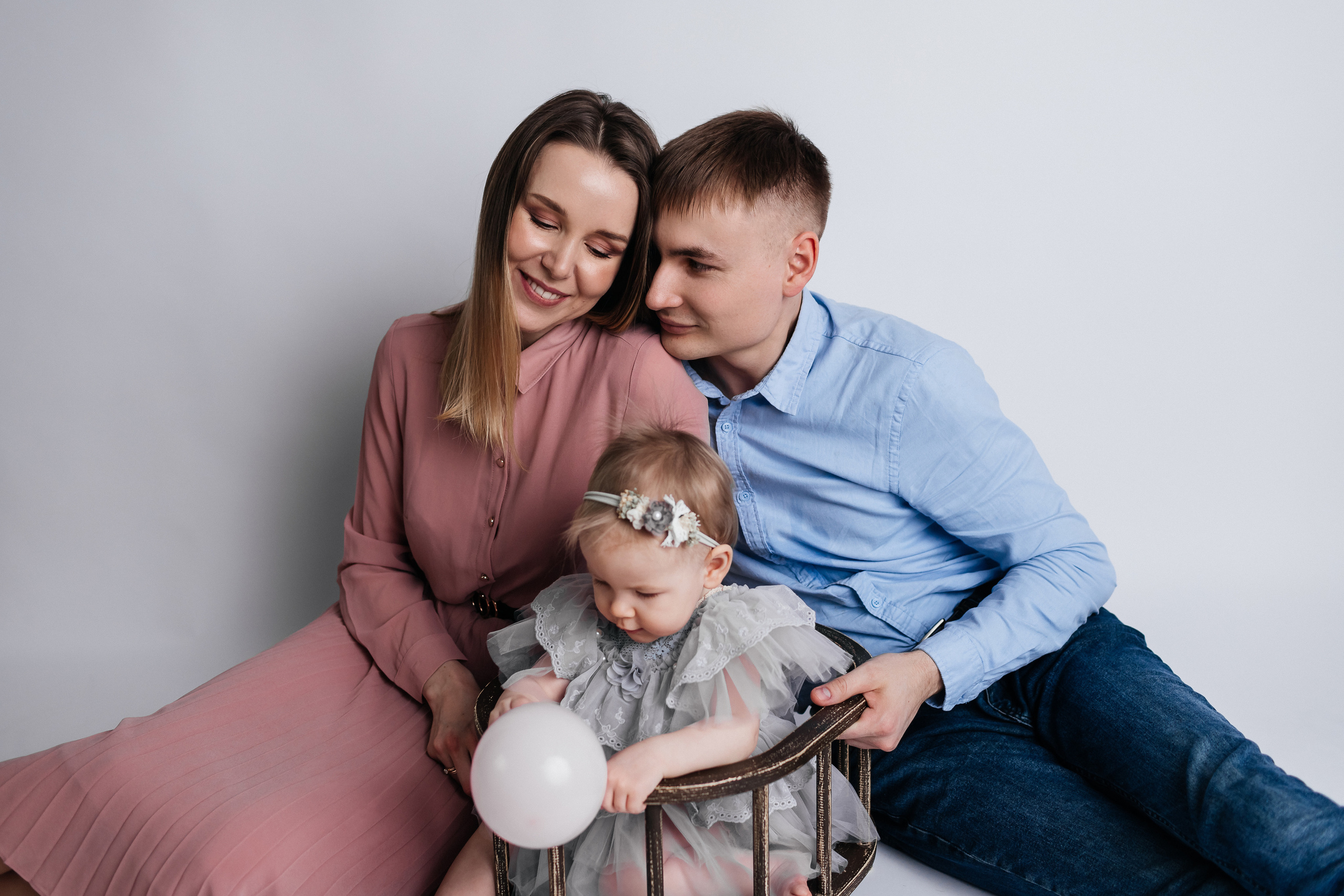 Полина 1 год. Детский, семейный и фотограф новорождённых в Ярославле Анна Салова