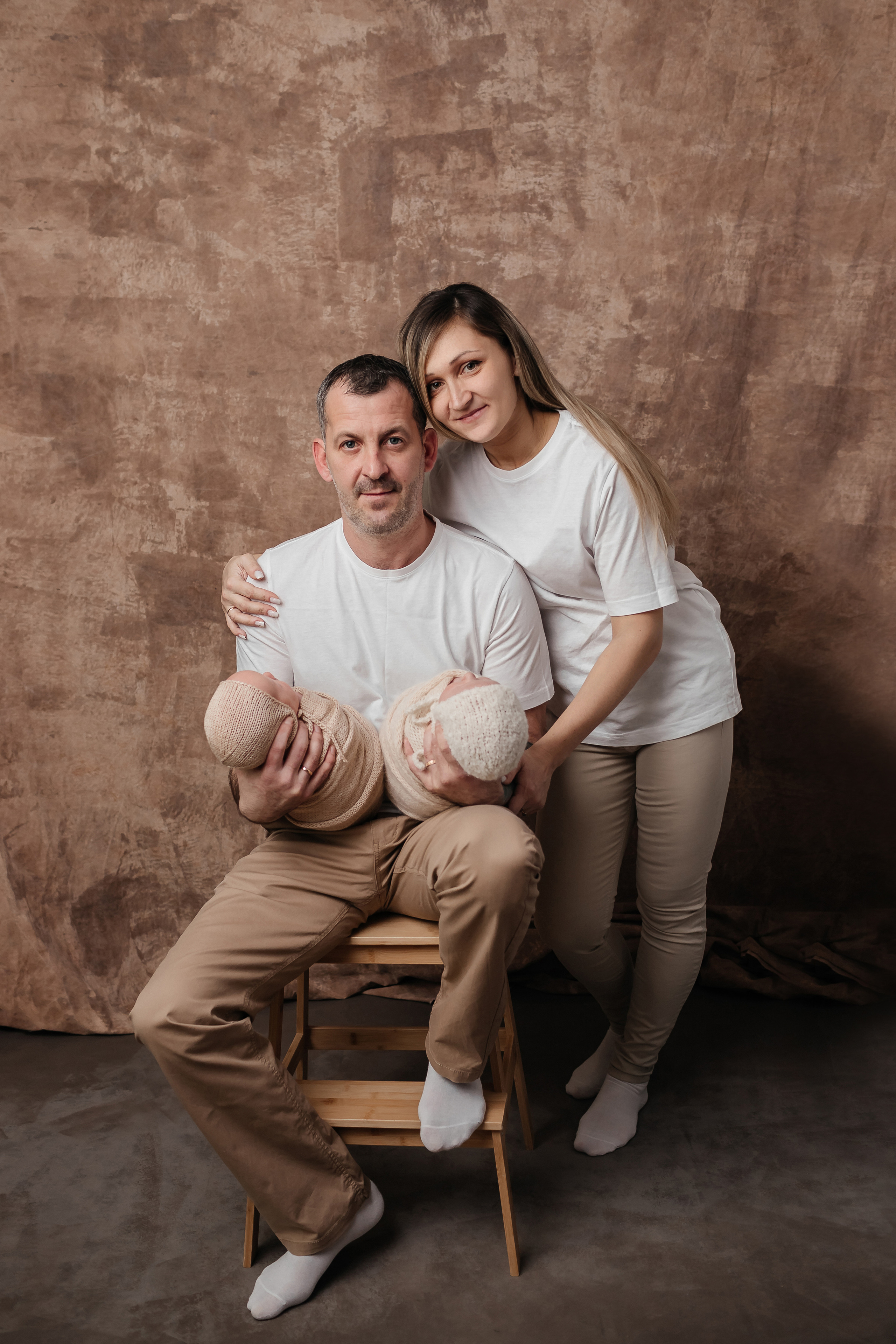 Миша и Гриша 28 дней (съемка в студии). Детский, семейный и фотограф новорождённых в Ярославле Анна Салова