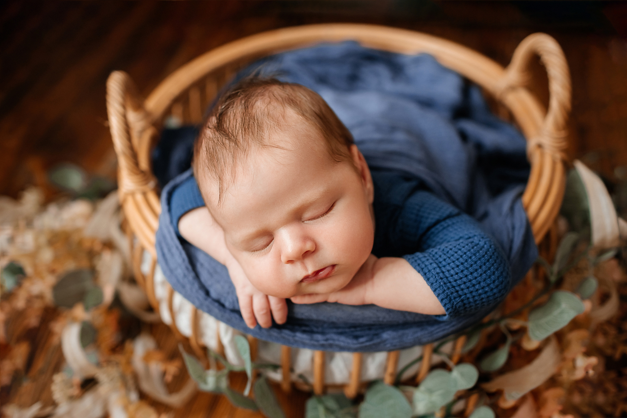 Ванечка 28 дней (съемка в студии). Детский, семейный и фотограф новорождённых в Ярославле Анна Салова