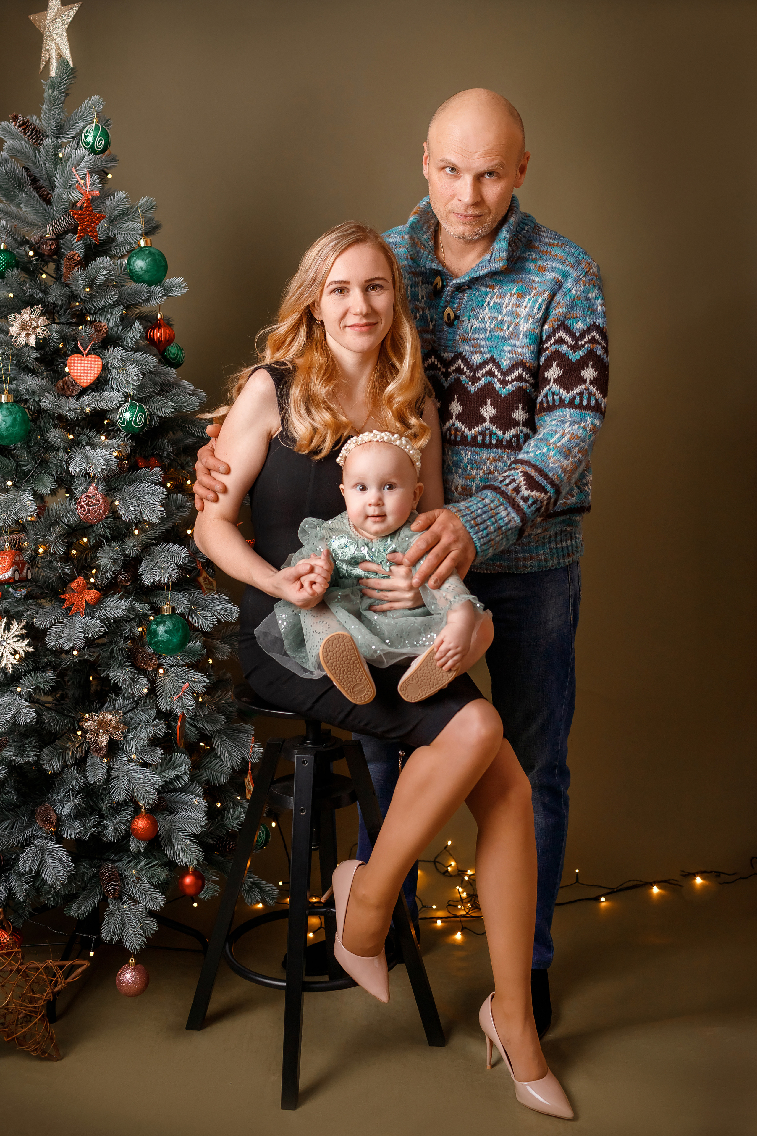 Новогодняя семейная фотосессия Ярославль. Детский, семейный и фотограф новорождённых в Ярославле Анна Салова