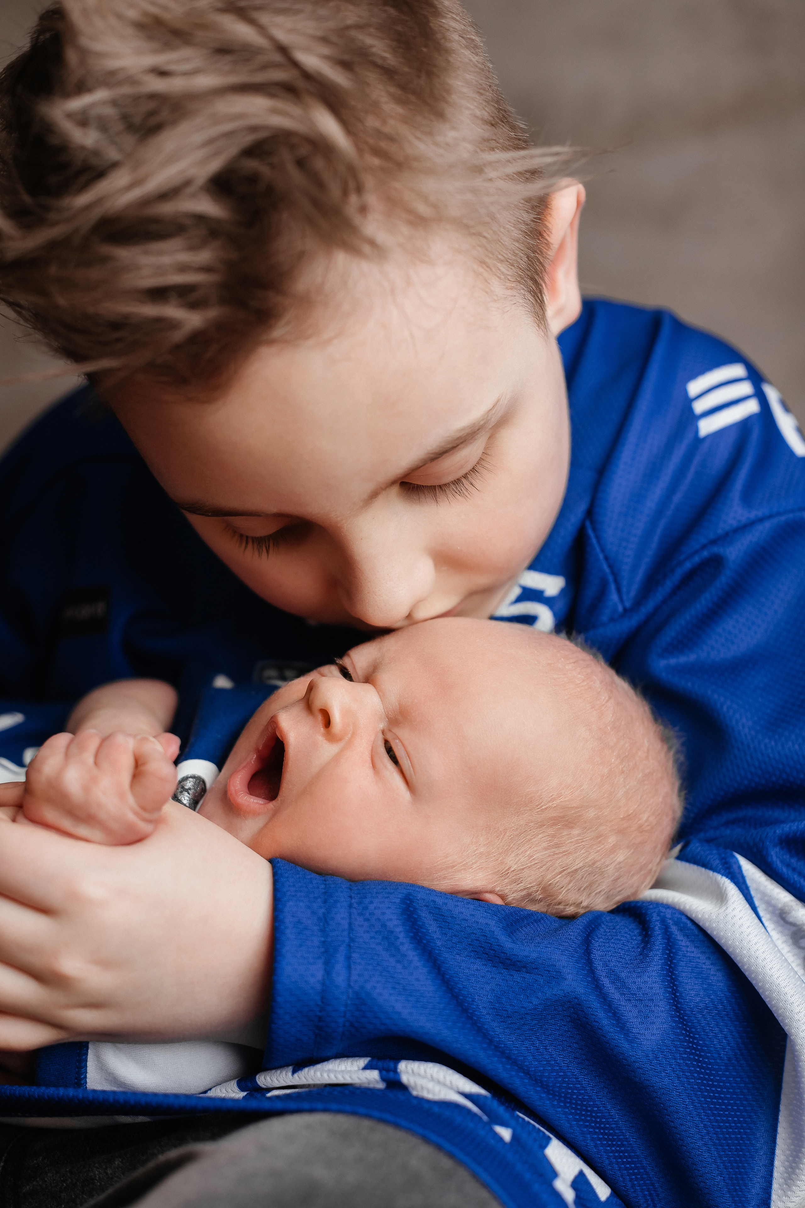 Костя 18 дней (съемка в студии). Детский, семейный и фотограф новорождённых в Ярославле Анна Салова