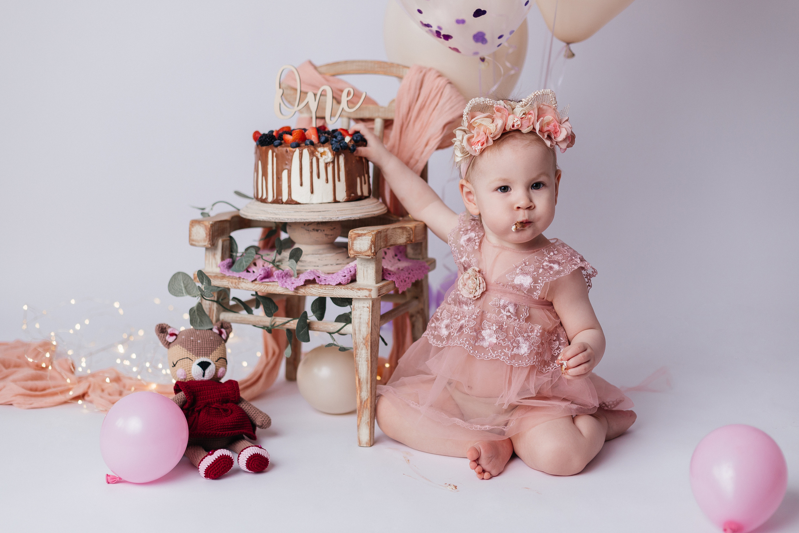 Полина 1 год. Детский, семейный и фотограф новорождённых в Ярославле Анна Салова