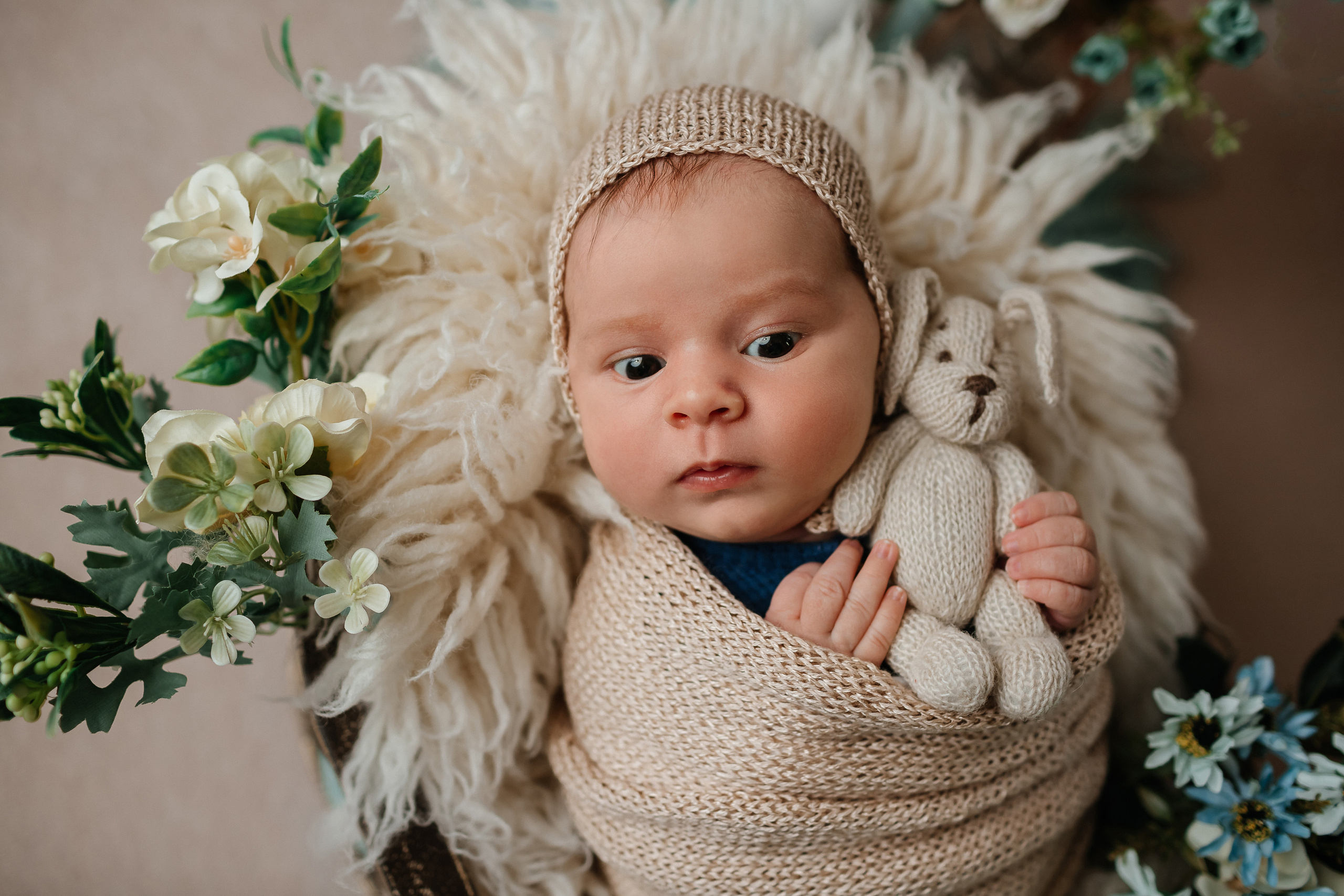 Ванечка 28 дней (съемка в студии). Детский, семейный и фотограф новорождённых в Ярославле Анна Салова